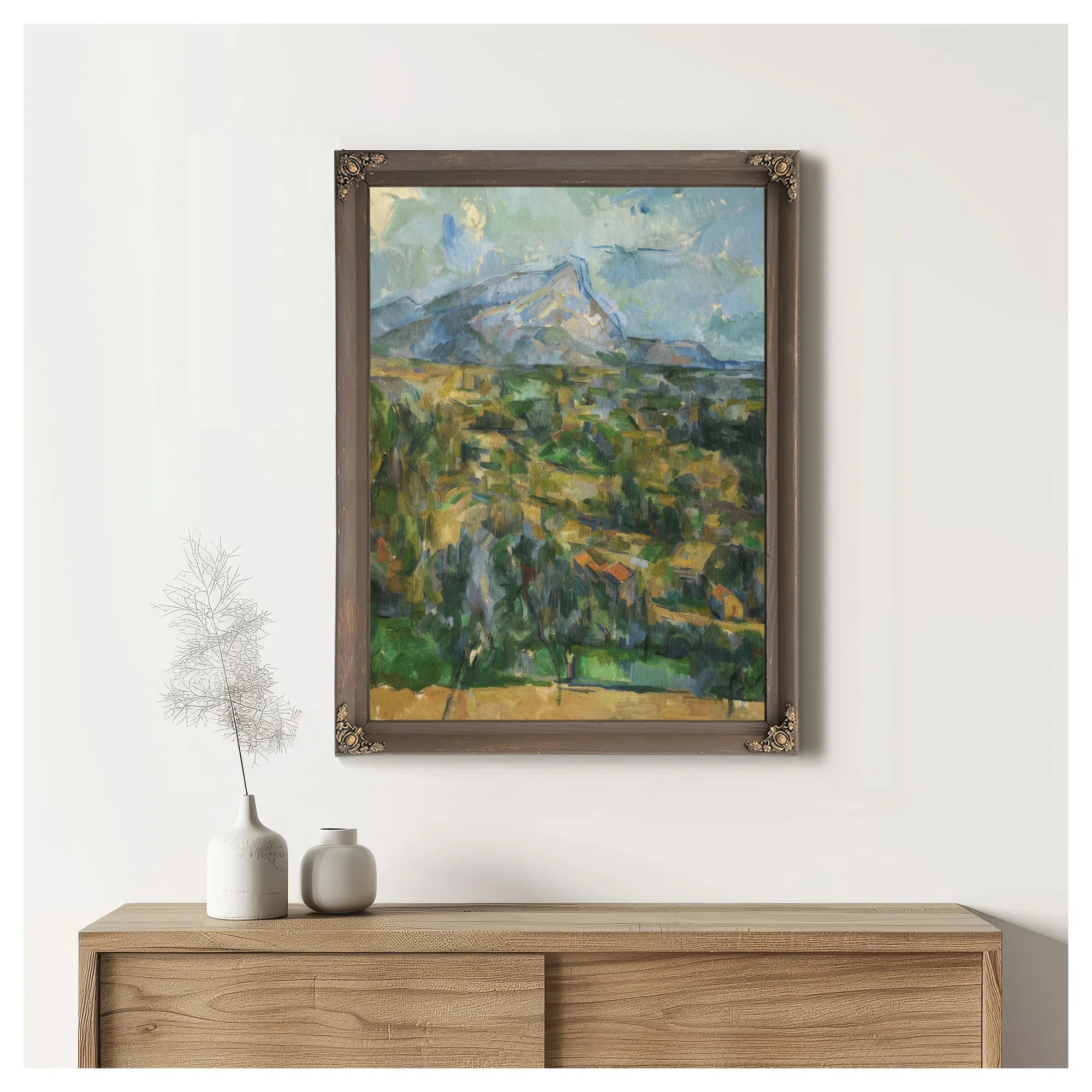 Mont Sainte Victoire (La Montagne Sainte Victoire) By Paul Cezanne Fine Art Print