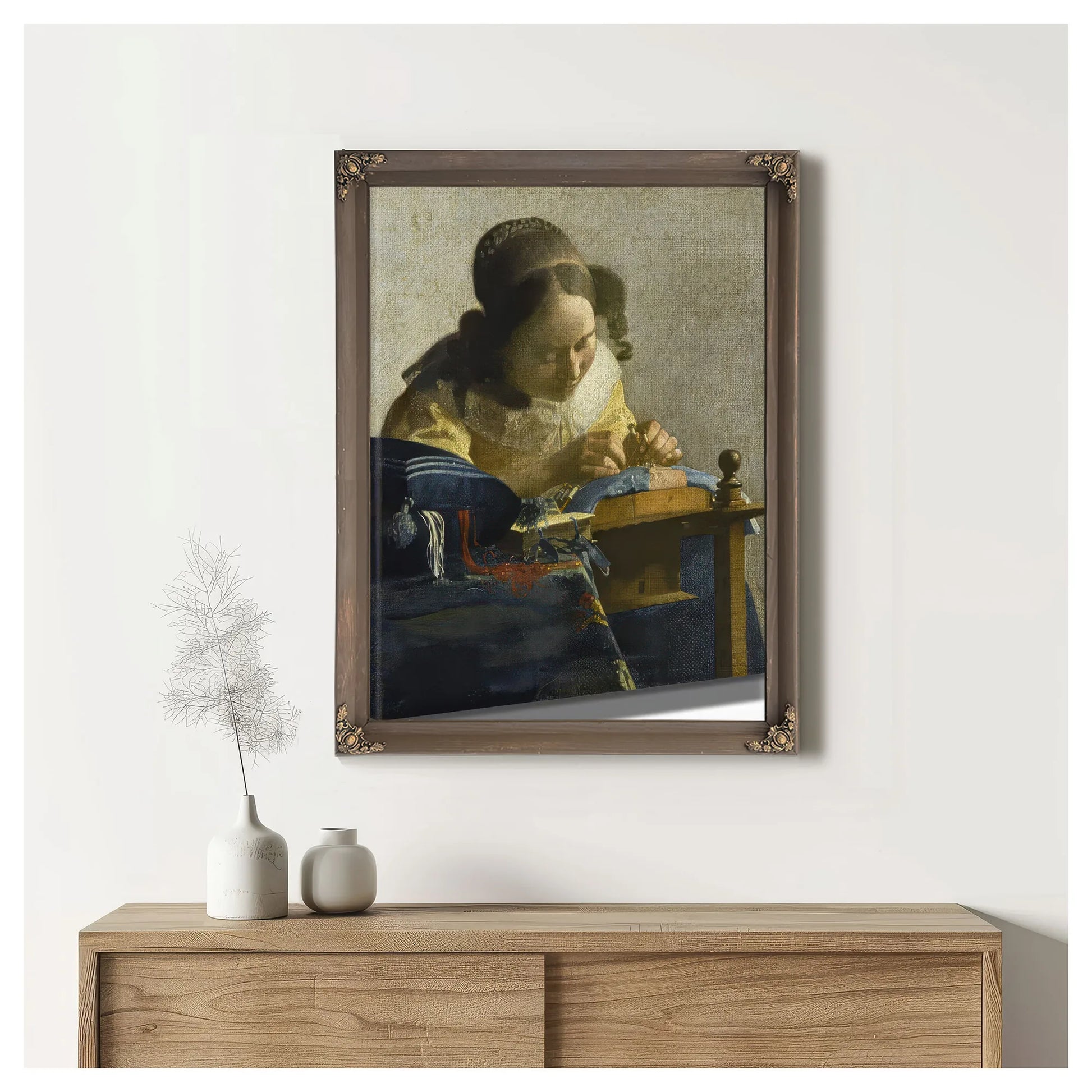 La Dentelliere By Johannes Vermeer Fine Art Print