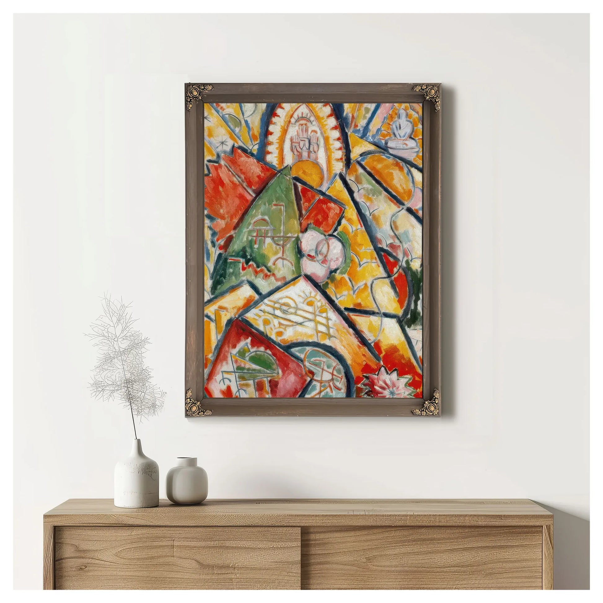 Musical Theme (Oriental Symphony) By Marsden Hartley Fine Art Print