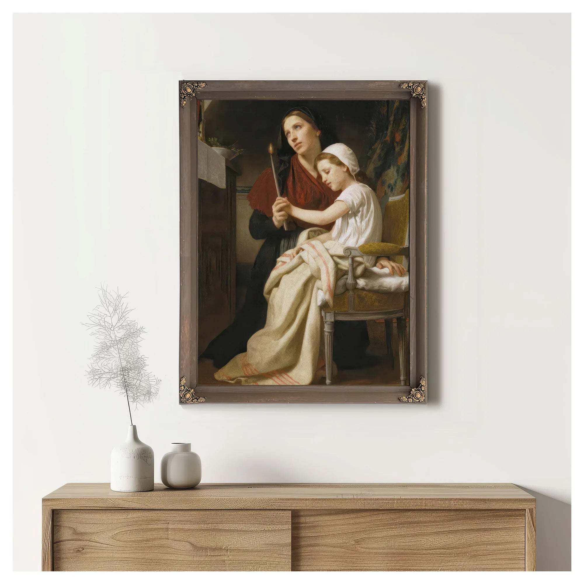 The Thank Offering By William Adolphe Bouguereau Fine Art Print