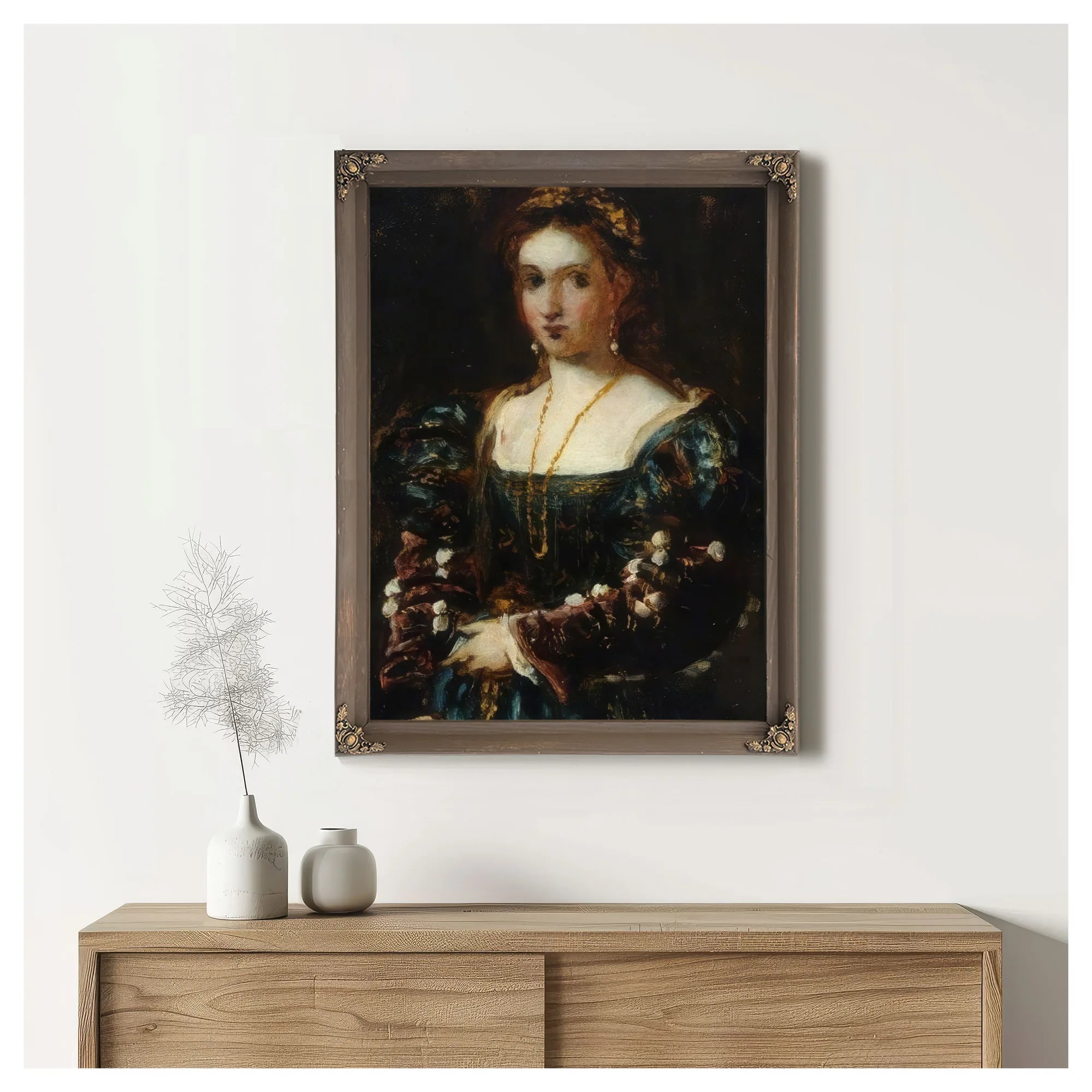 La Bella (Copy Of Titian) By William Etty Fine Art Print