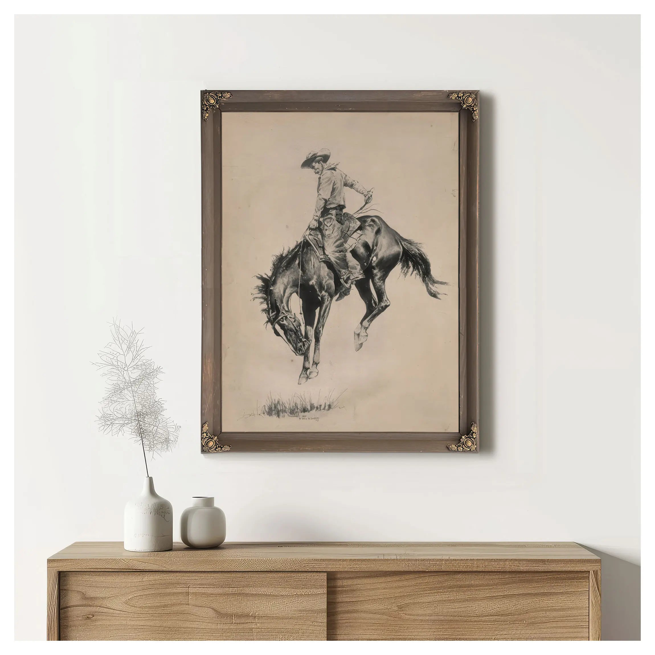 Bronco Buster by Frederic Remington