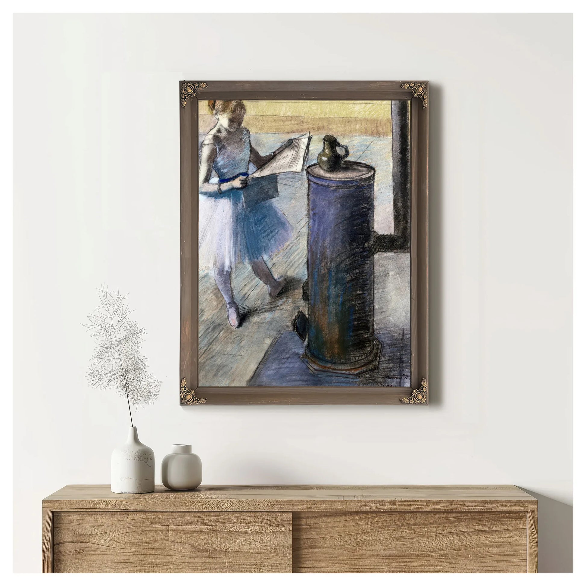 Dancer Resting By Edgar Degas Fine Art Print