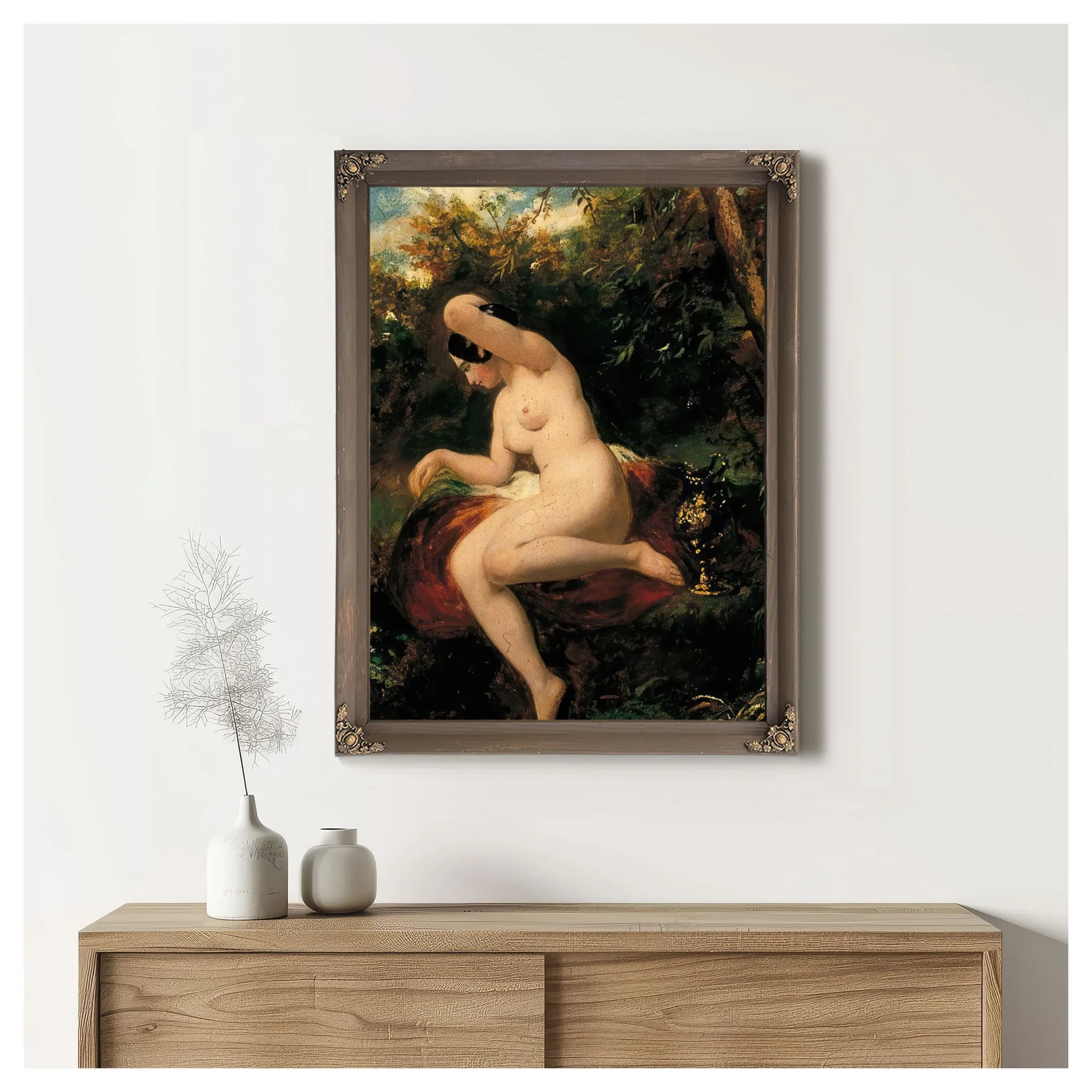 Female Nude(Also Known As Magdalen) By William Etty Fine Art Print