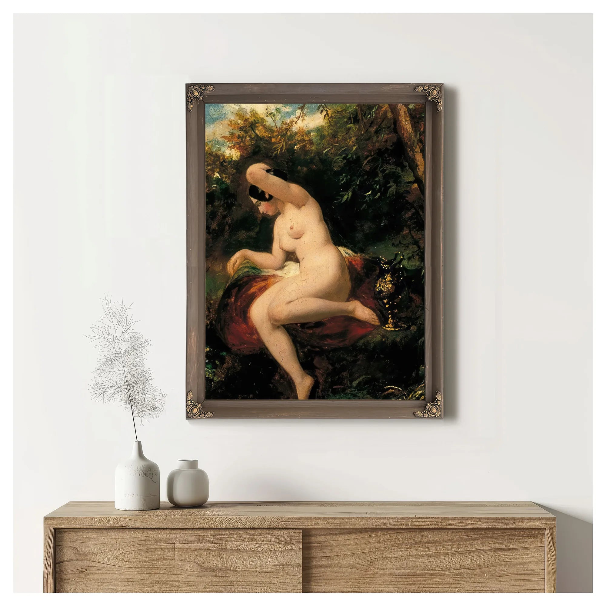 Female Nude(Also Known As Magdalen) By William Etty Fine Art Print