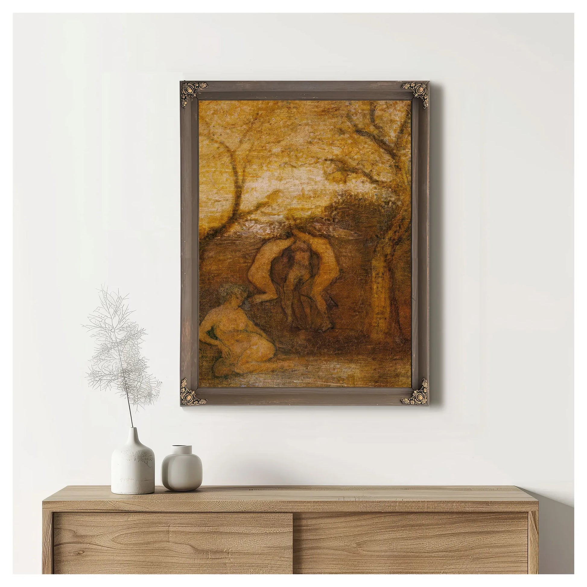 Dancing Dryads By Albert Pinkhamryder Fine Art Print