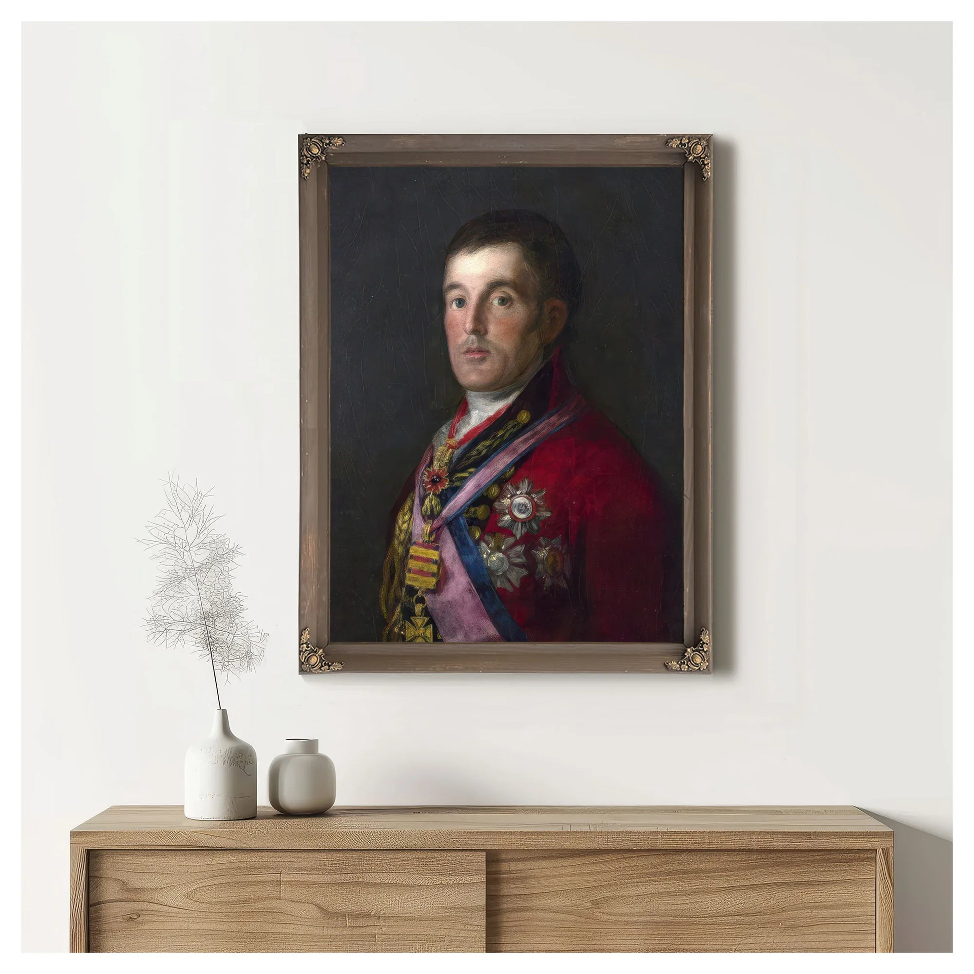 The Duke Of Wellington By Francisco De Goya Fine Art Print