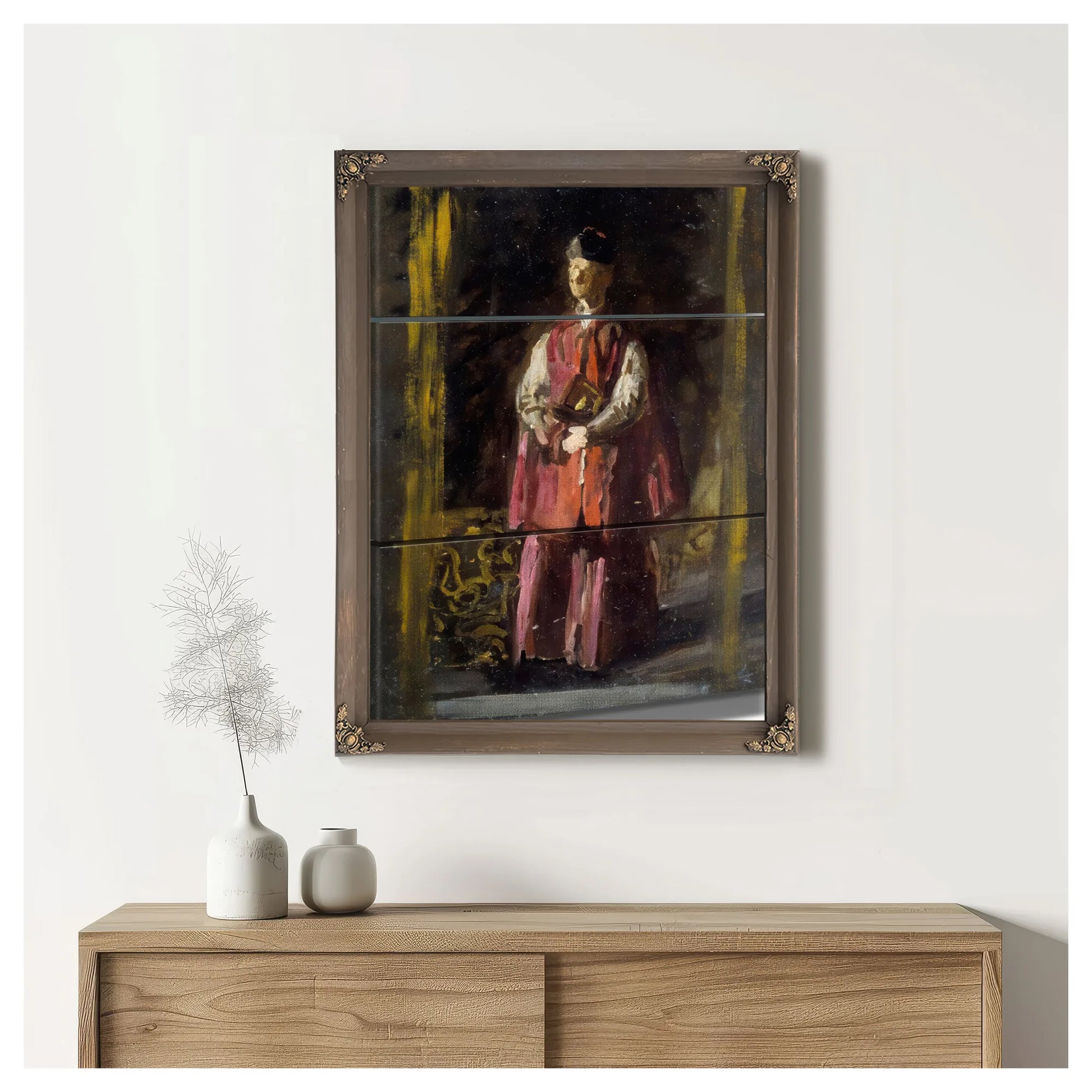 Sketch For Portrait Of Monsignor James P. Turner By Thomas Eakins Fine Art Print