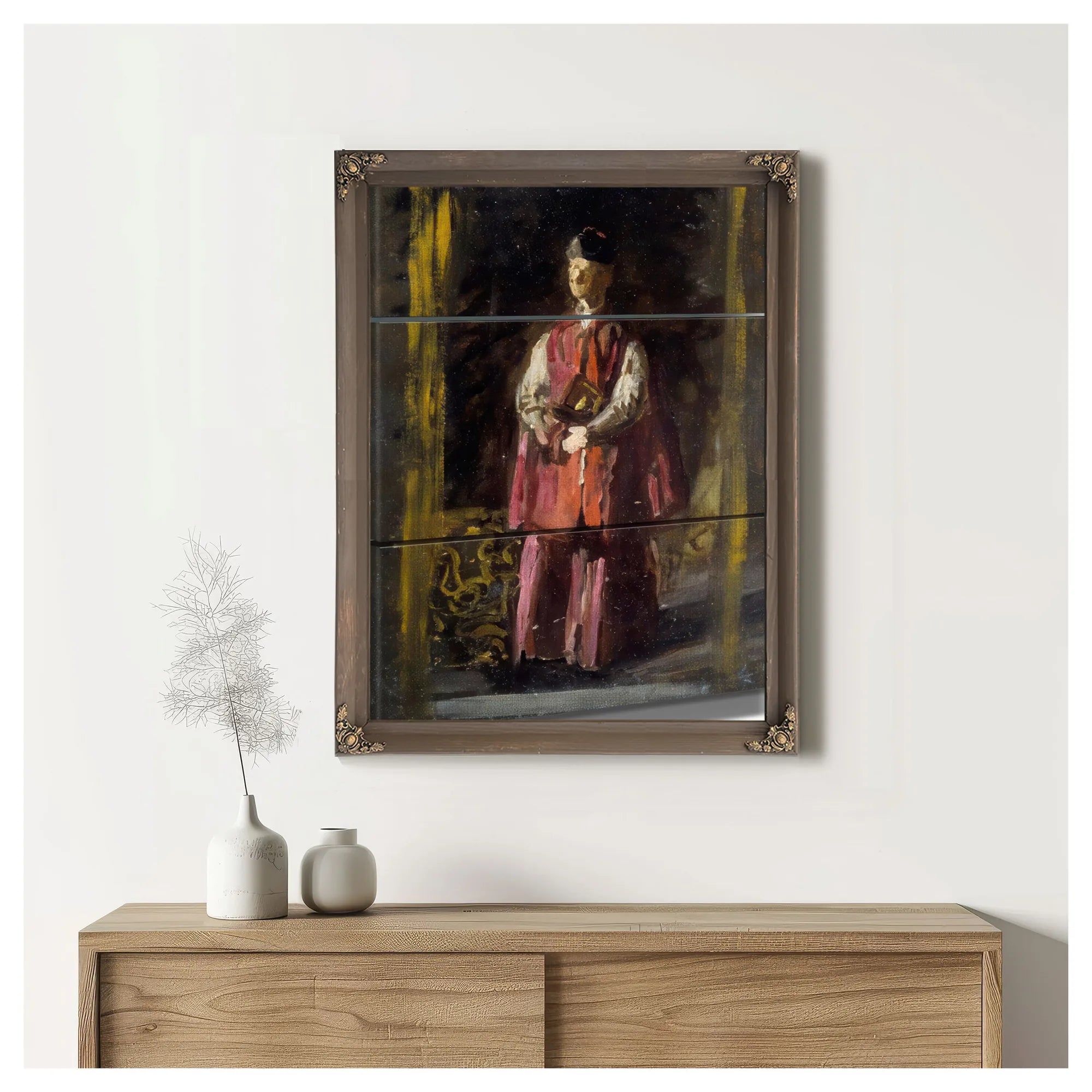 Sketch For Portrait Of Monsignor James P. Turner By Thomas Eakins Fine Art Print