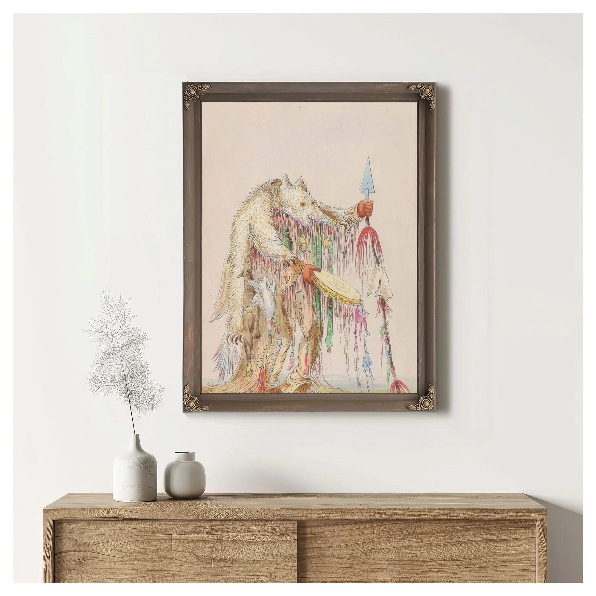 Illustrations Of The Manners, Customs, And Condition Of The North American Indians. London Henry Bohn, 1857 And 1866 By George Catlin Fine Art Print