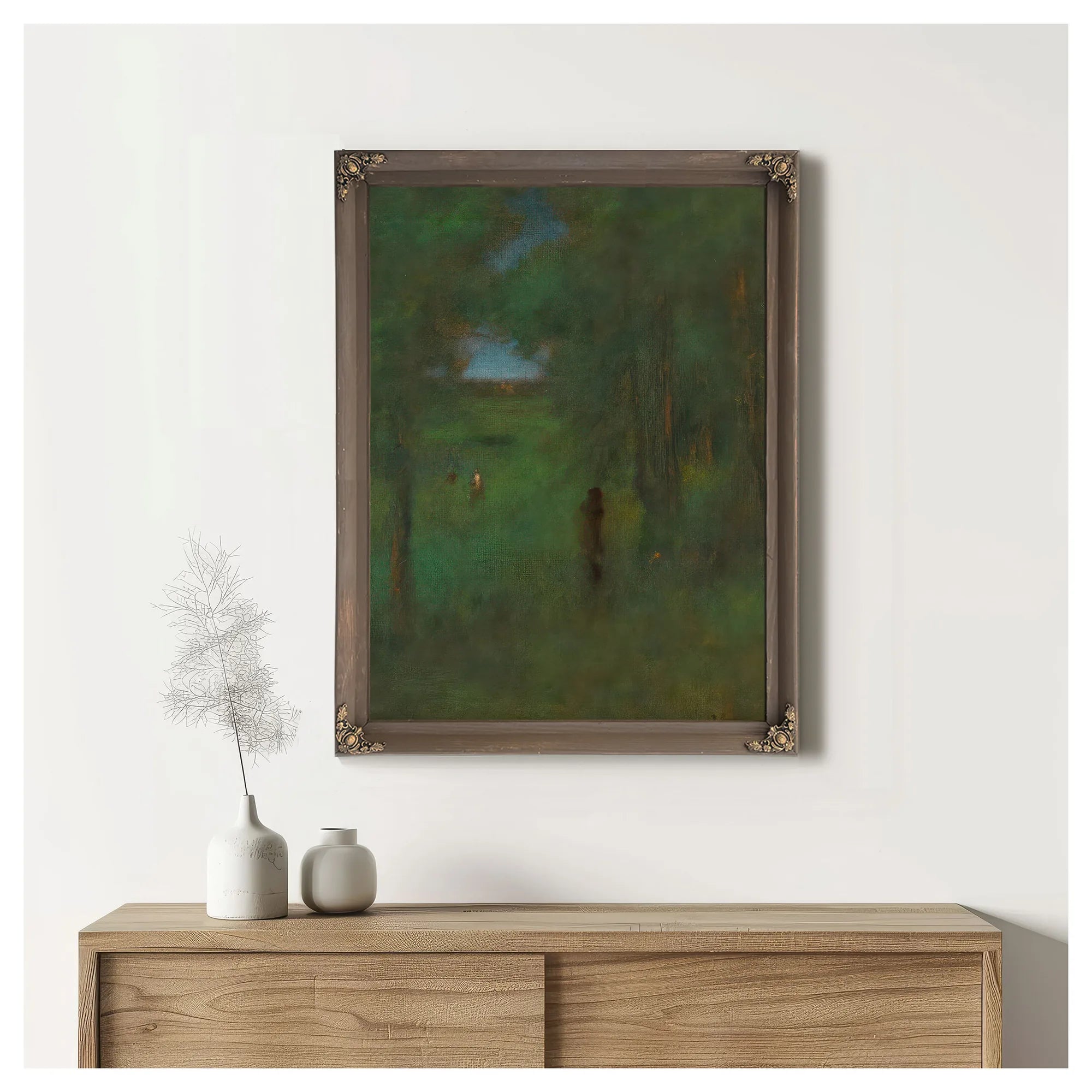 In A Shady Nook By George Inness Fine Art Print