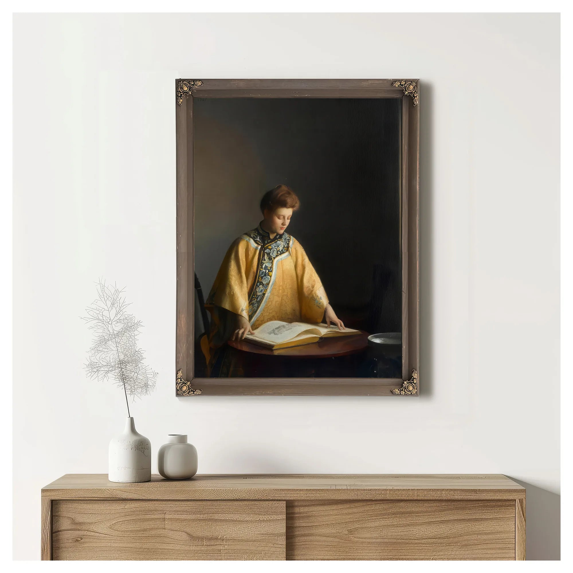 The Yellow Jacket By William Mcgregor Paxton Fine Art Print