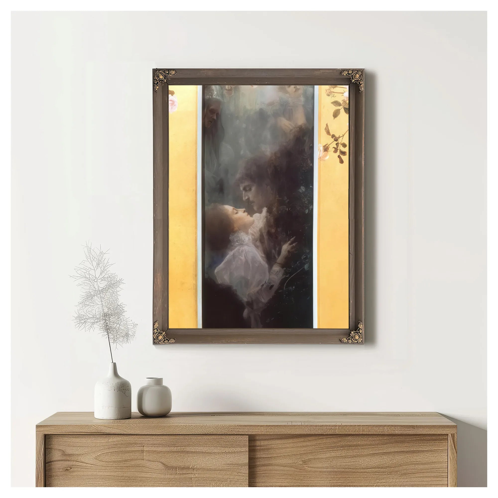 The Love By Gustav Klimt Fine Art Print