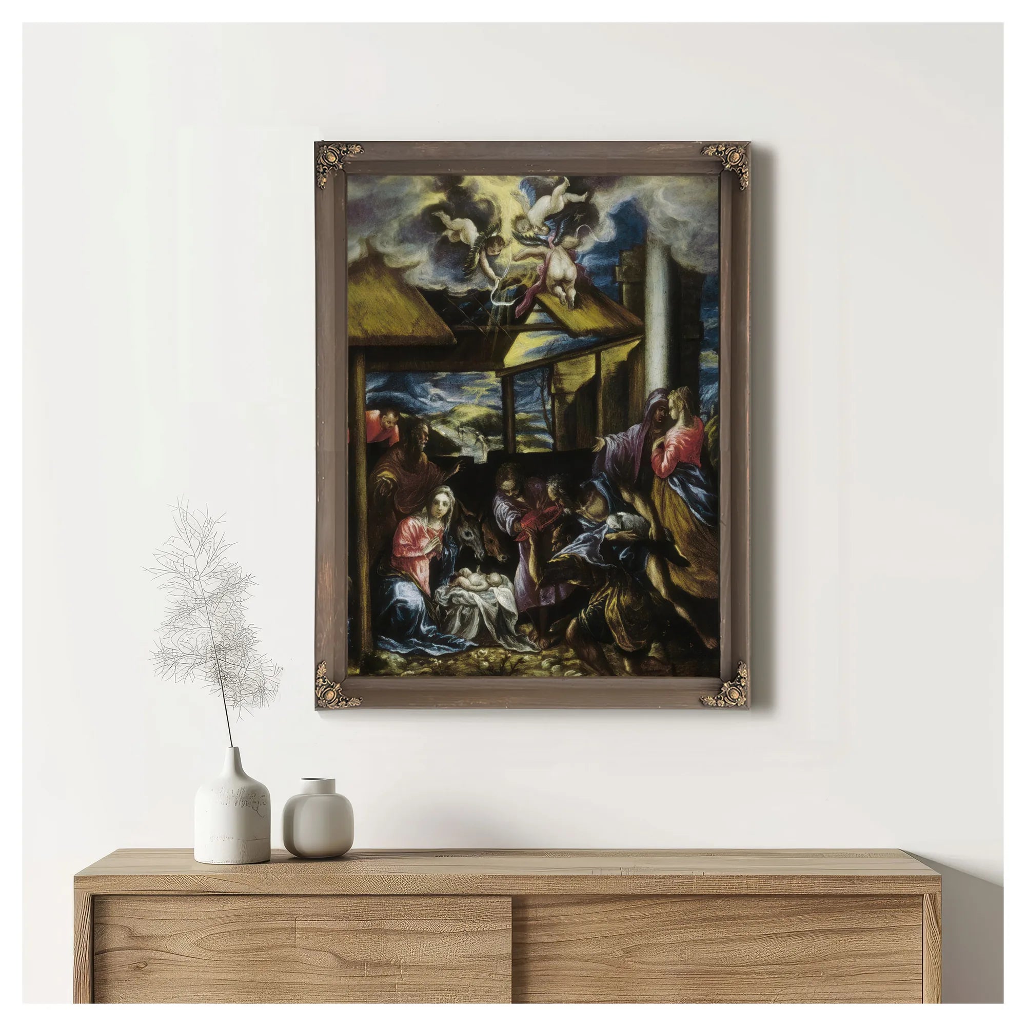 Adoration Of The Shepherds By El Greco Fine Art Print