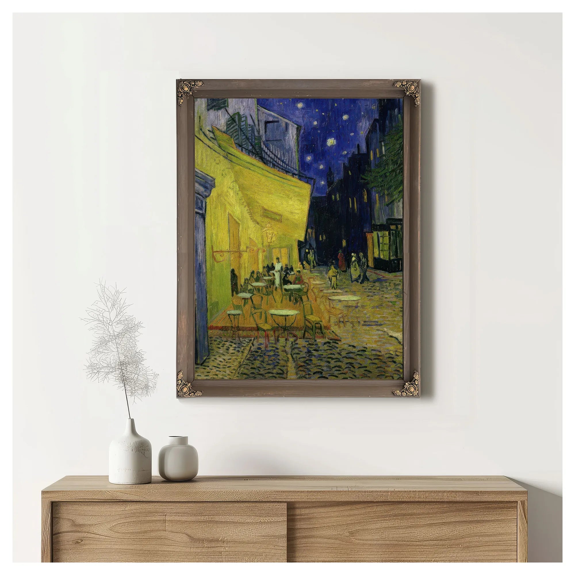 Cafe Terrace Place Du Forum Arles 3 By Vincent Van Gogh Fine Art Print