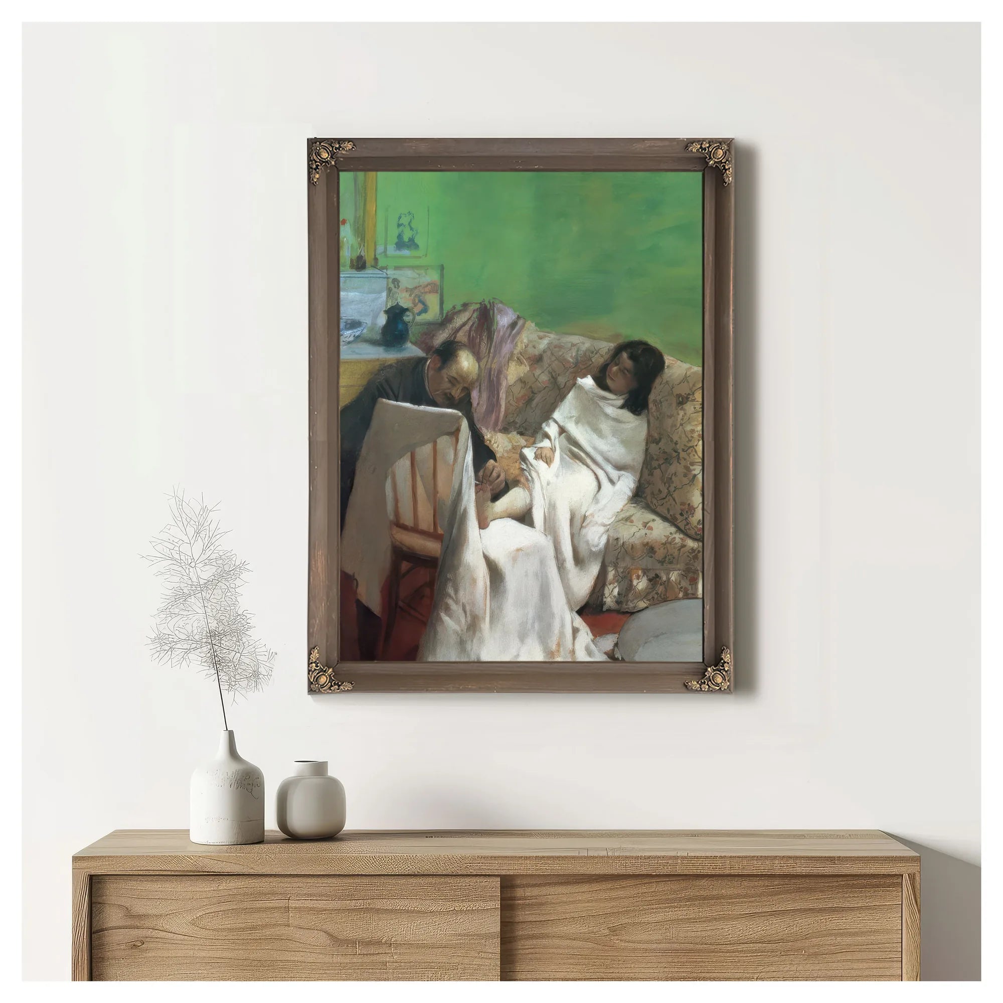 The Pedicure By Edgar Degas Fine Art Print
