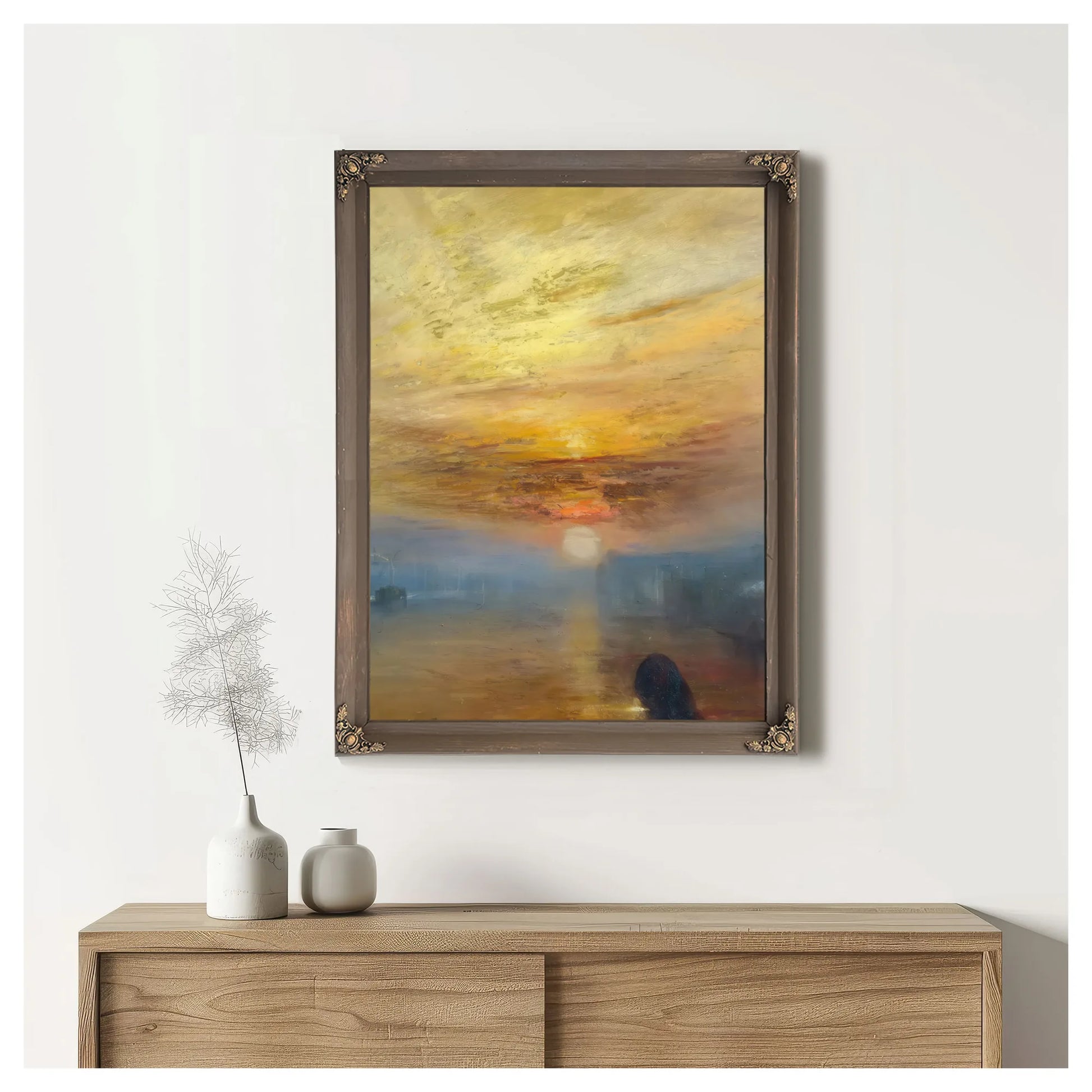 Detail From The Fighting Temeraire By Jwm Turner Fine Art Print