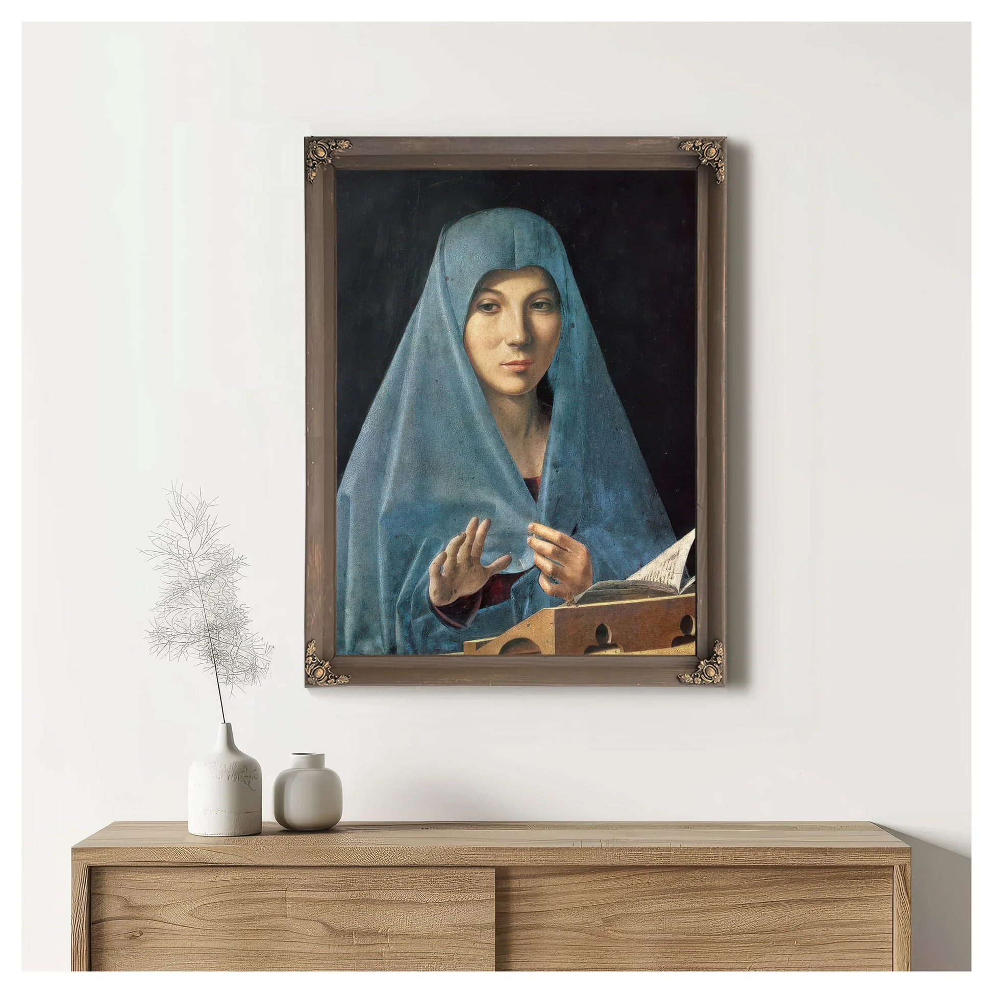 Annunciation By Antonello Da Messina Fine Art Print