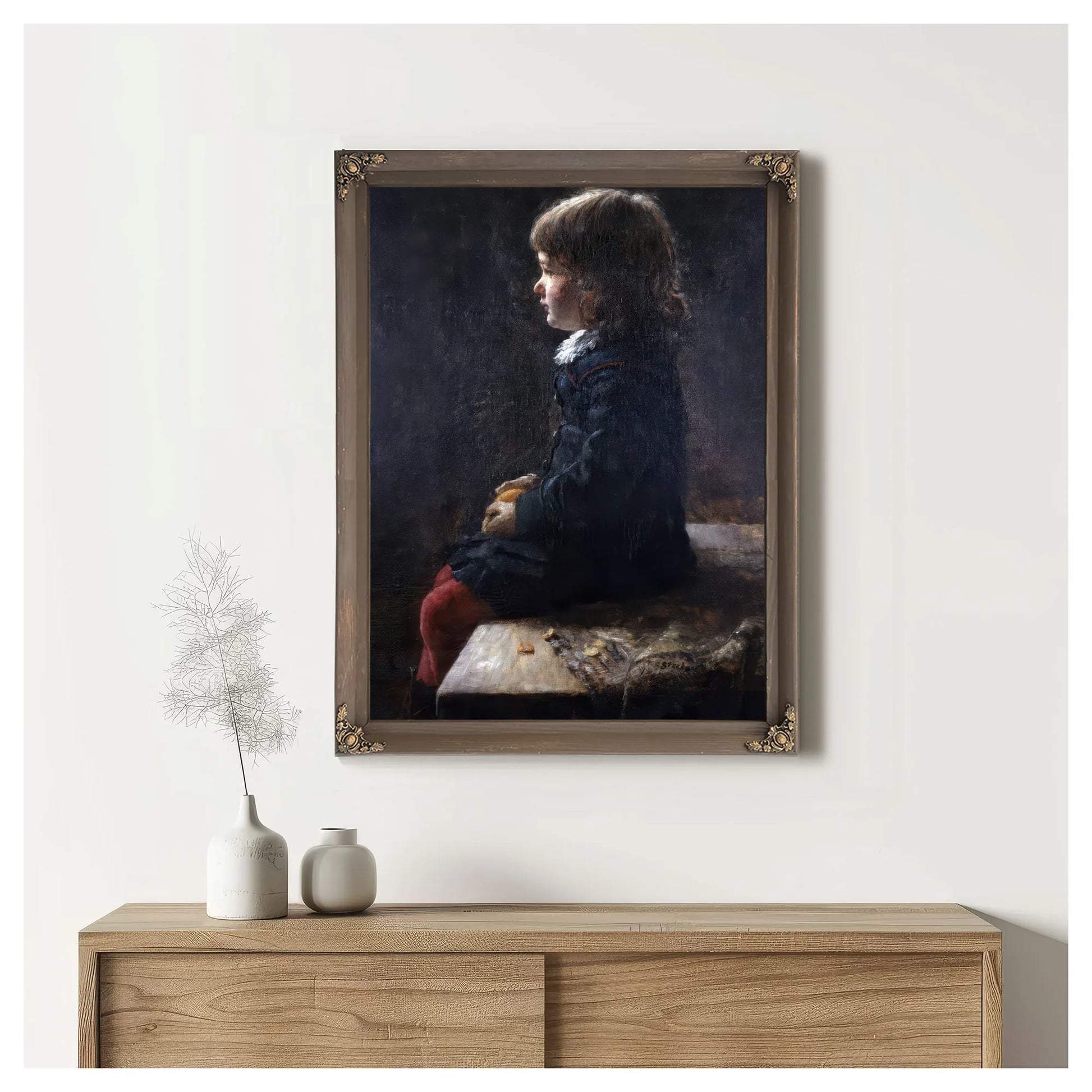 Shirley Steele (1878 1952) By Theodore Clement Steele Fine Art Print