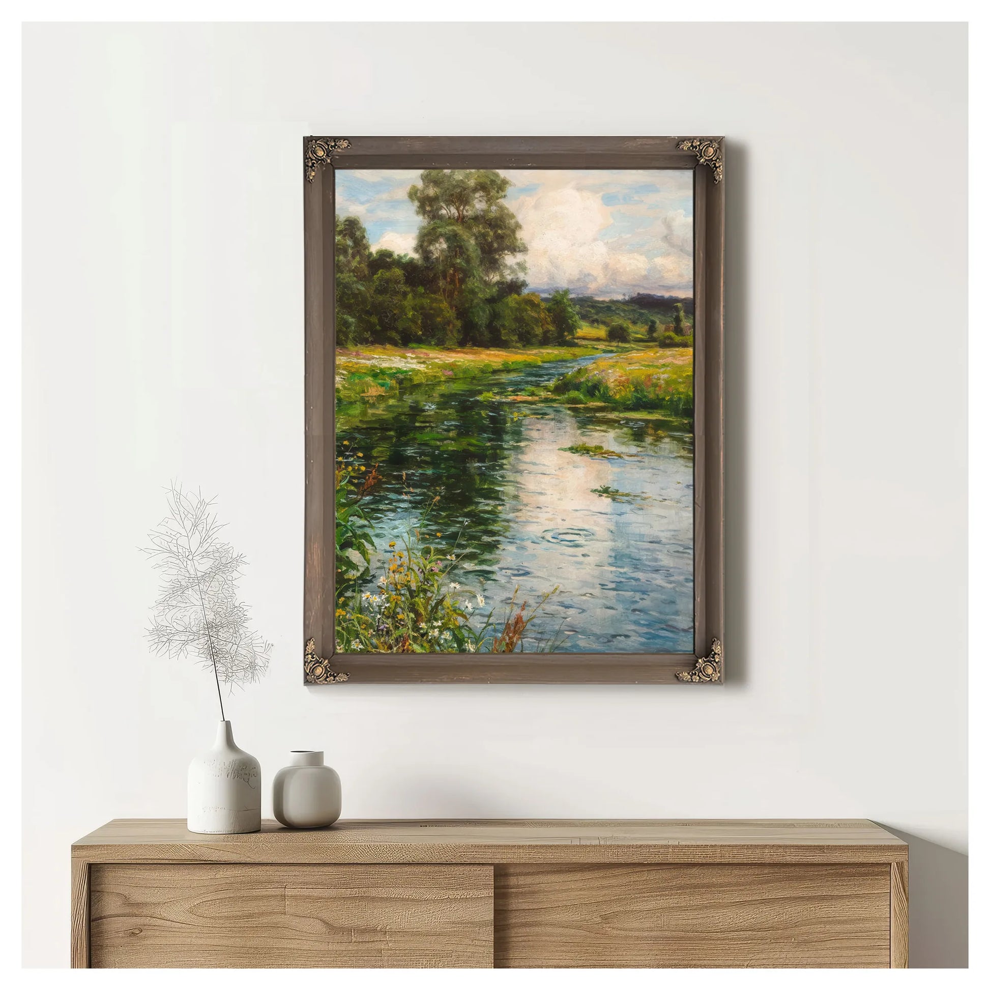 A Quiet Afternoon By Louis Aston Knight Fine Art Print