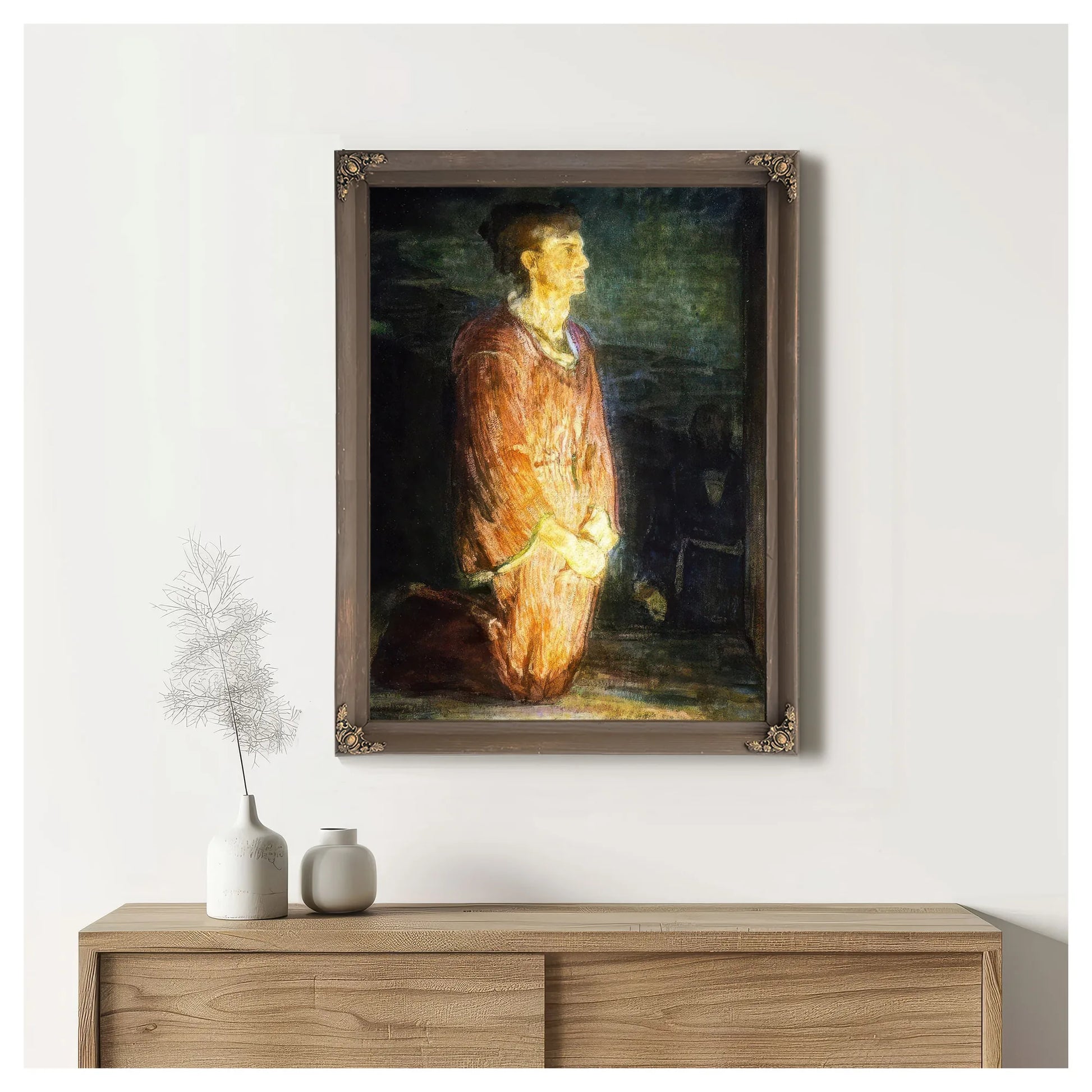 Two Disciples At The Tomb1 By Henry Ossawa Tanner Fine Art Print