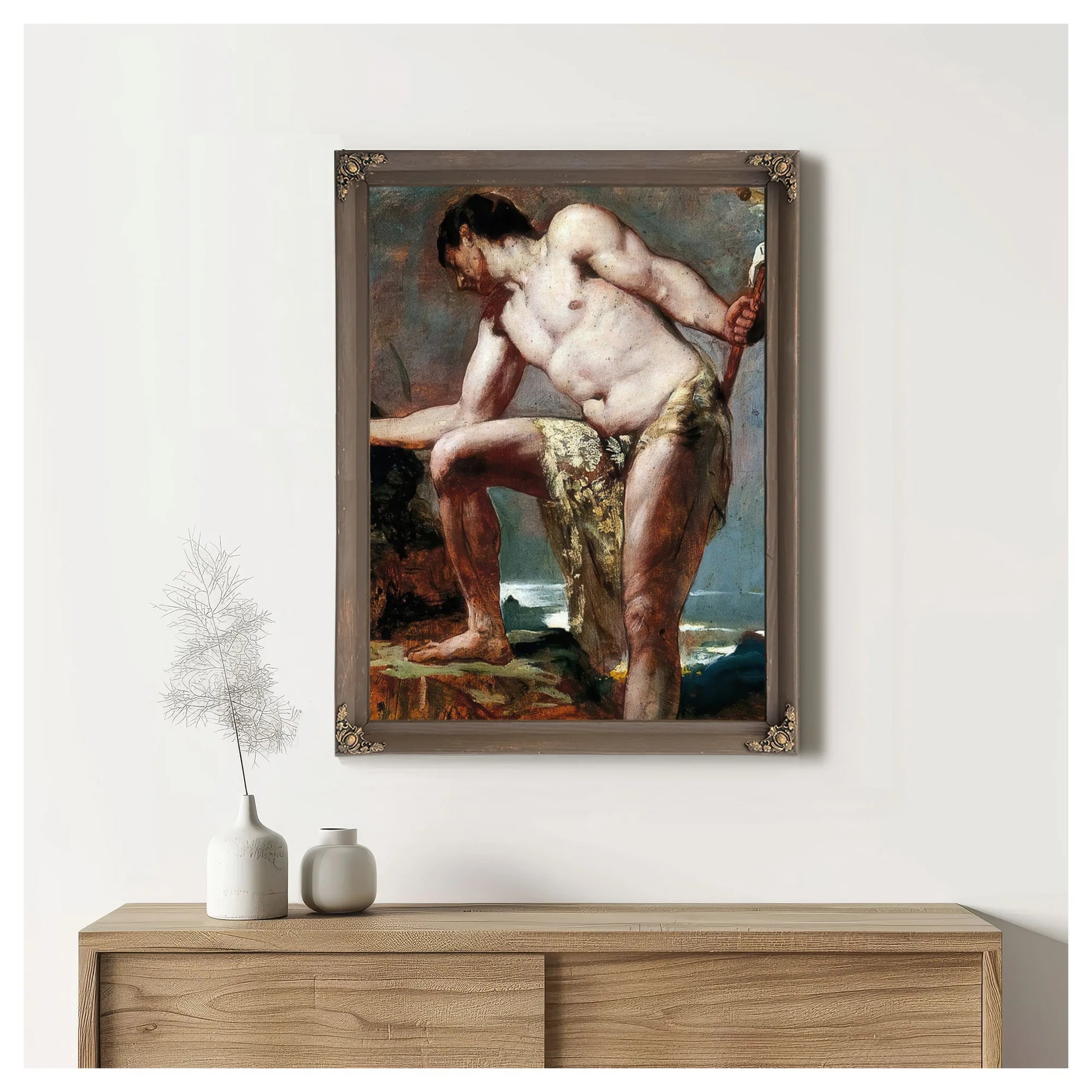 John The Baptist By William Etty Fine Art Print