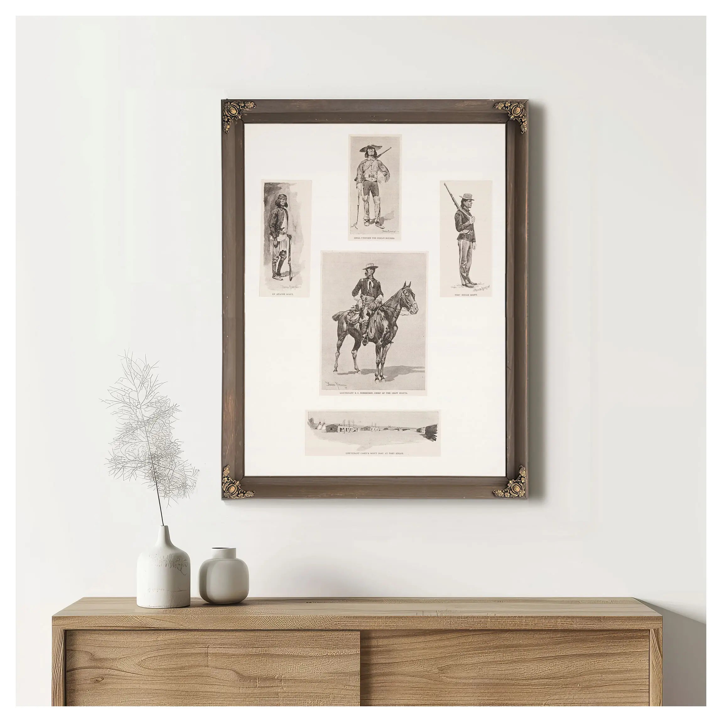 Indians As Irregular Cavalry by Frederic Remington