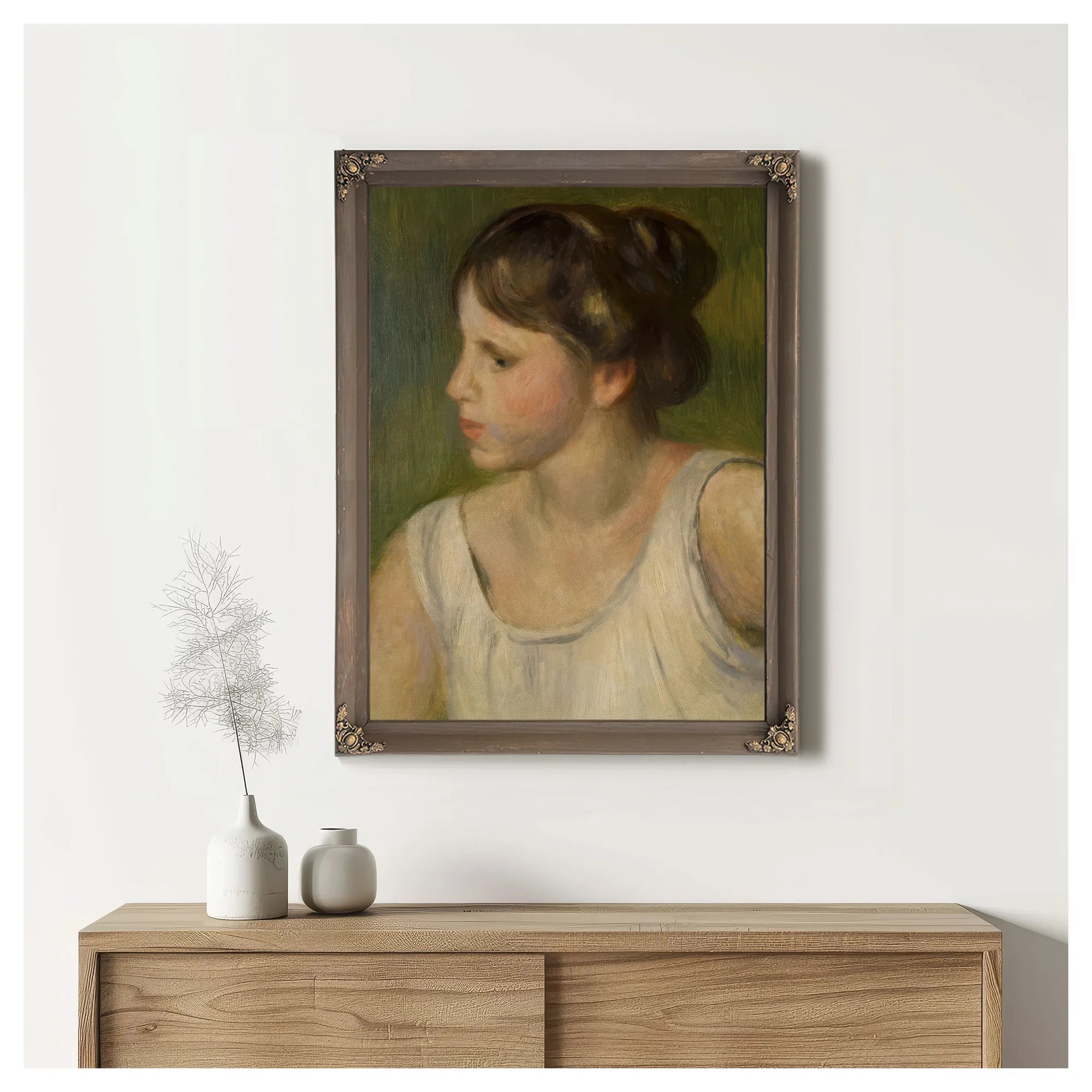 Buste De Femme By Pierre Auguste Renoir Fine Art Print