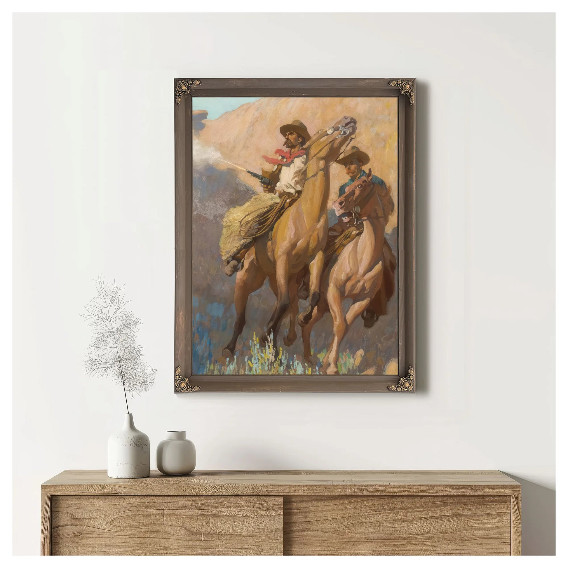Buck Peters Ranchman By Maynard Dixon Fine Art Print