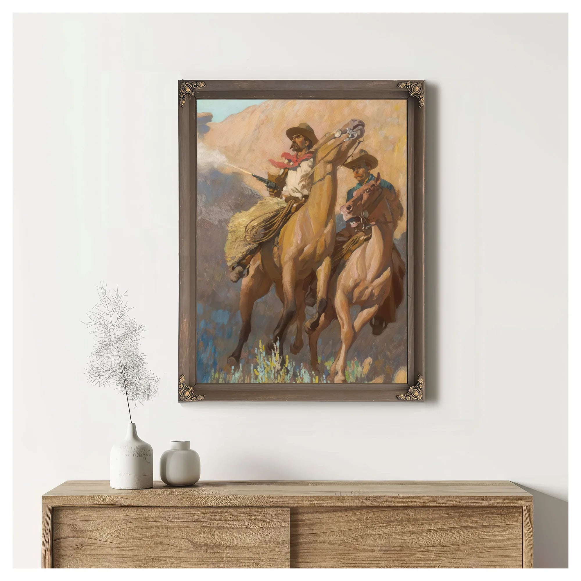 Buck Peters Ranchman By Maynard Dixon Fine Art Print