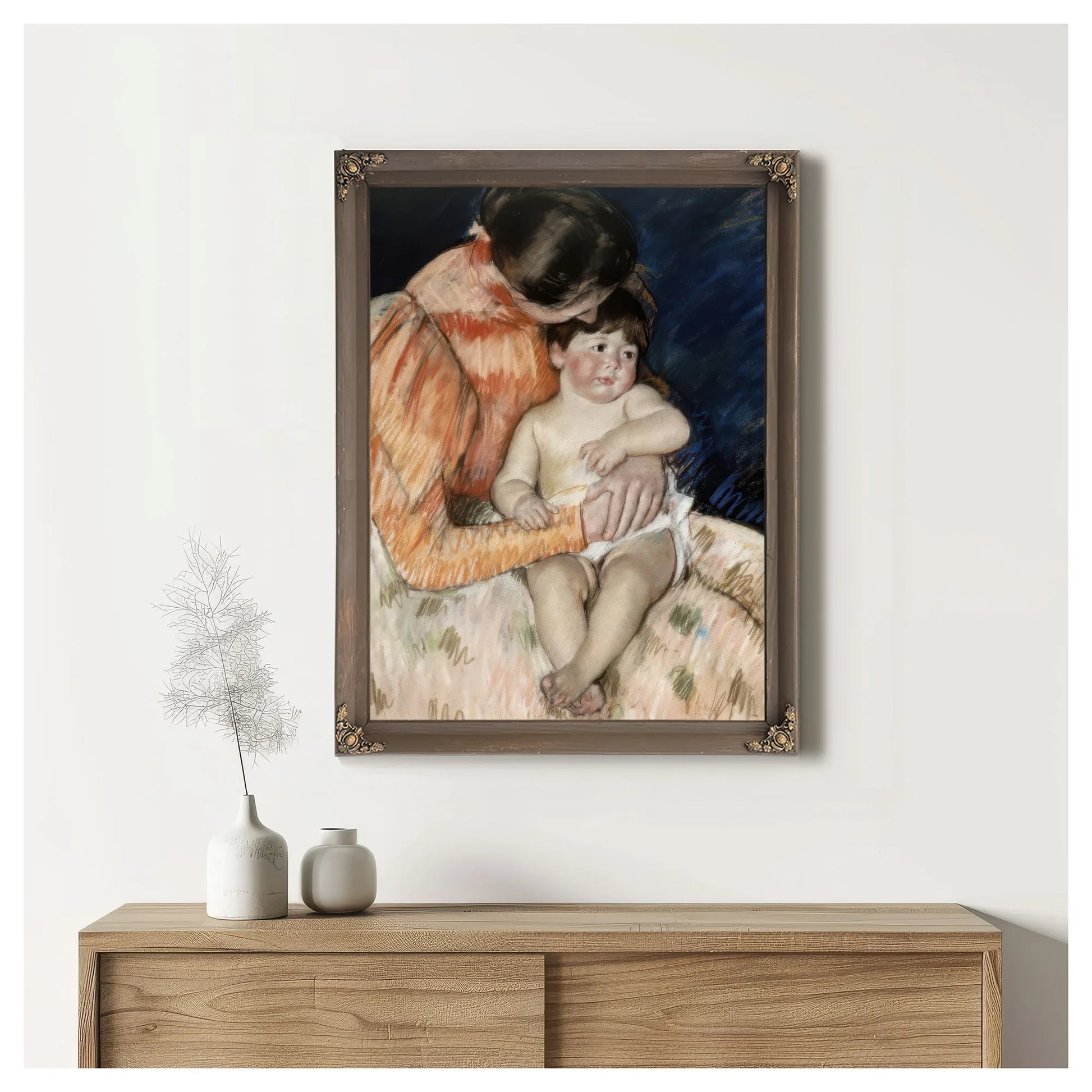 Mother And Child By Mary Cassatt Fine Art Print