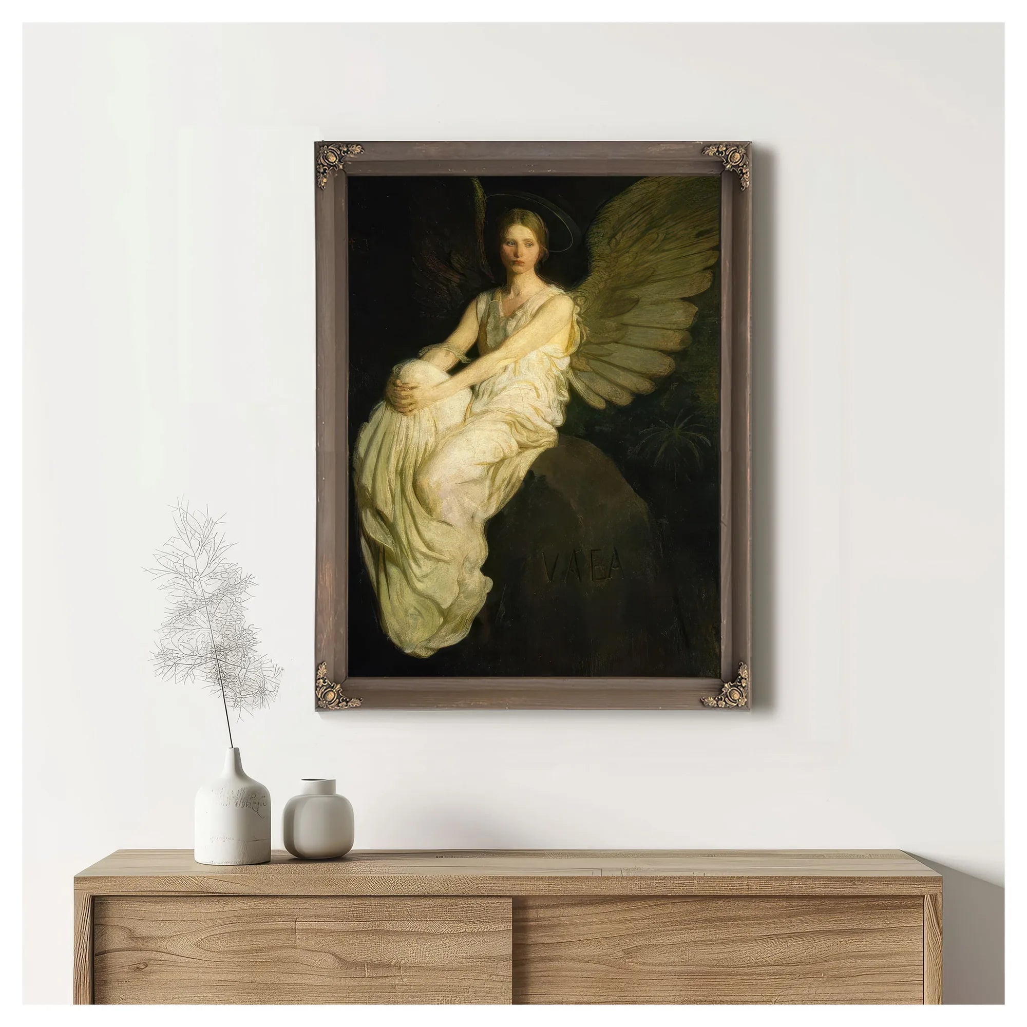 Stevenson Memorial By Abbott Handerson Thayer Fine Art Print