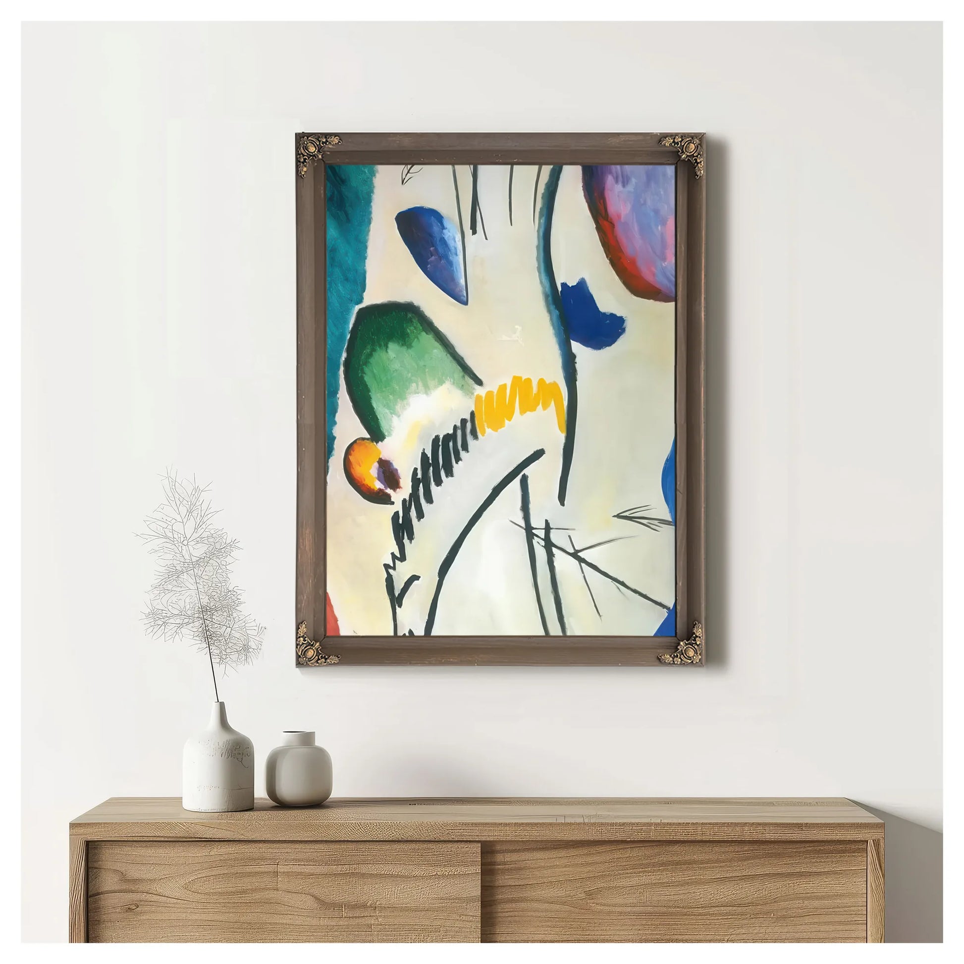 Lyrical 1911 By Wassily Kandinsky Fine Art Print