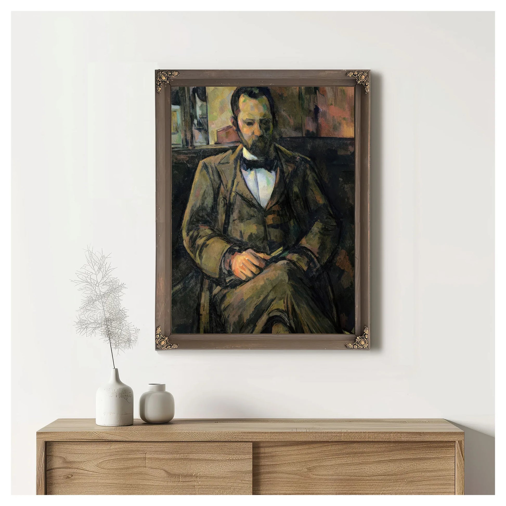 Portrait Of Ambroise Vollard By Paul Cezanne Fine Art Print