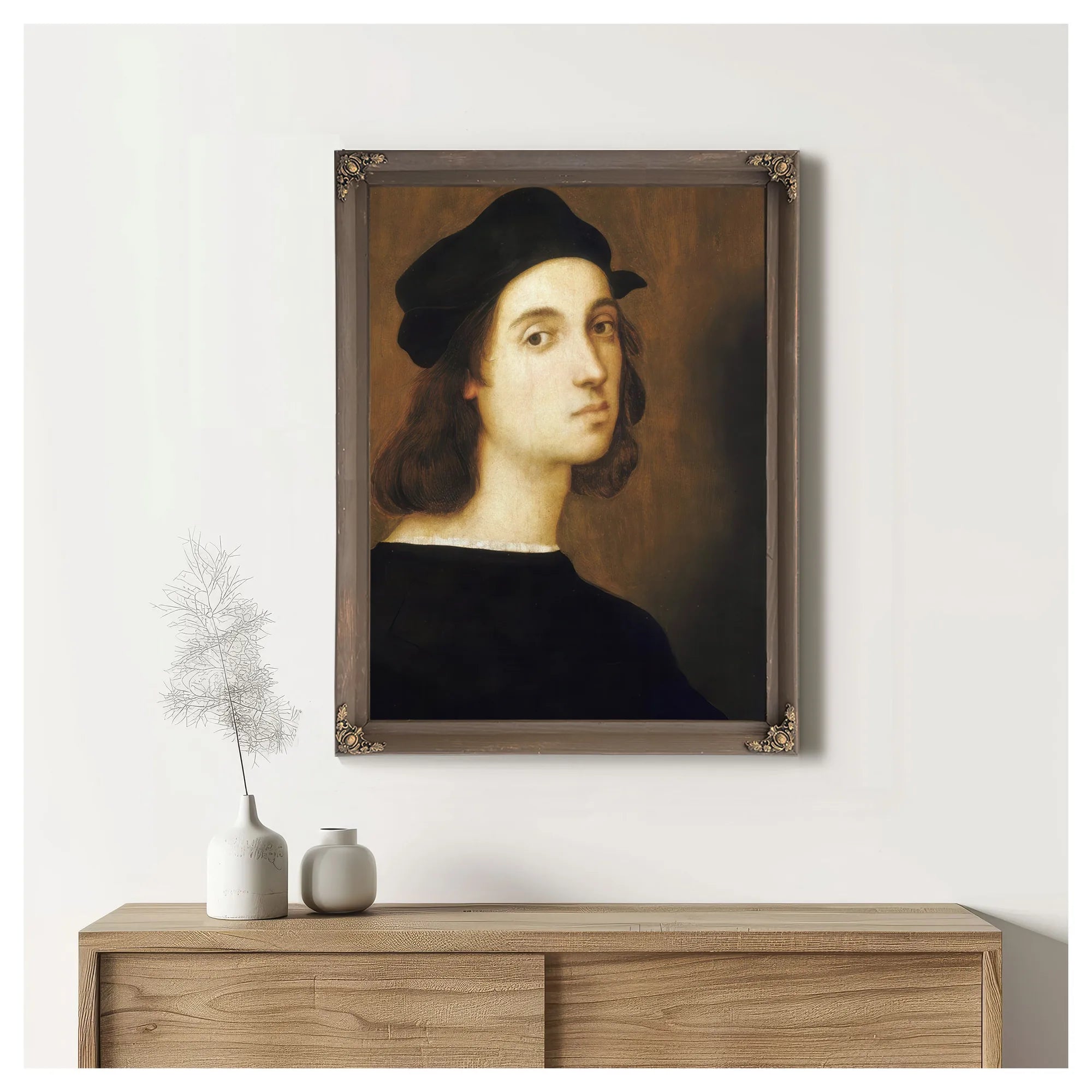 Self Portrait By Raphael Fine Art Print
