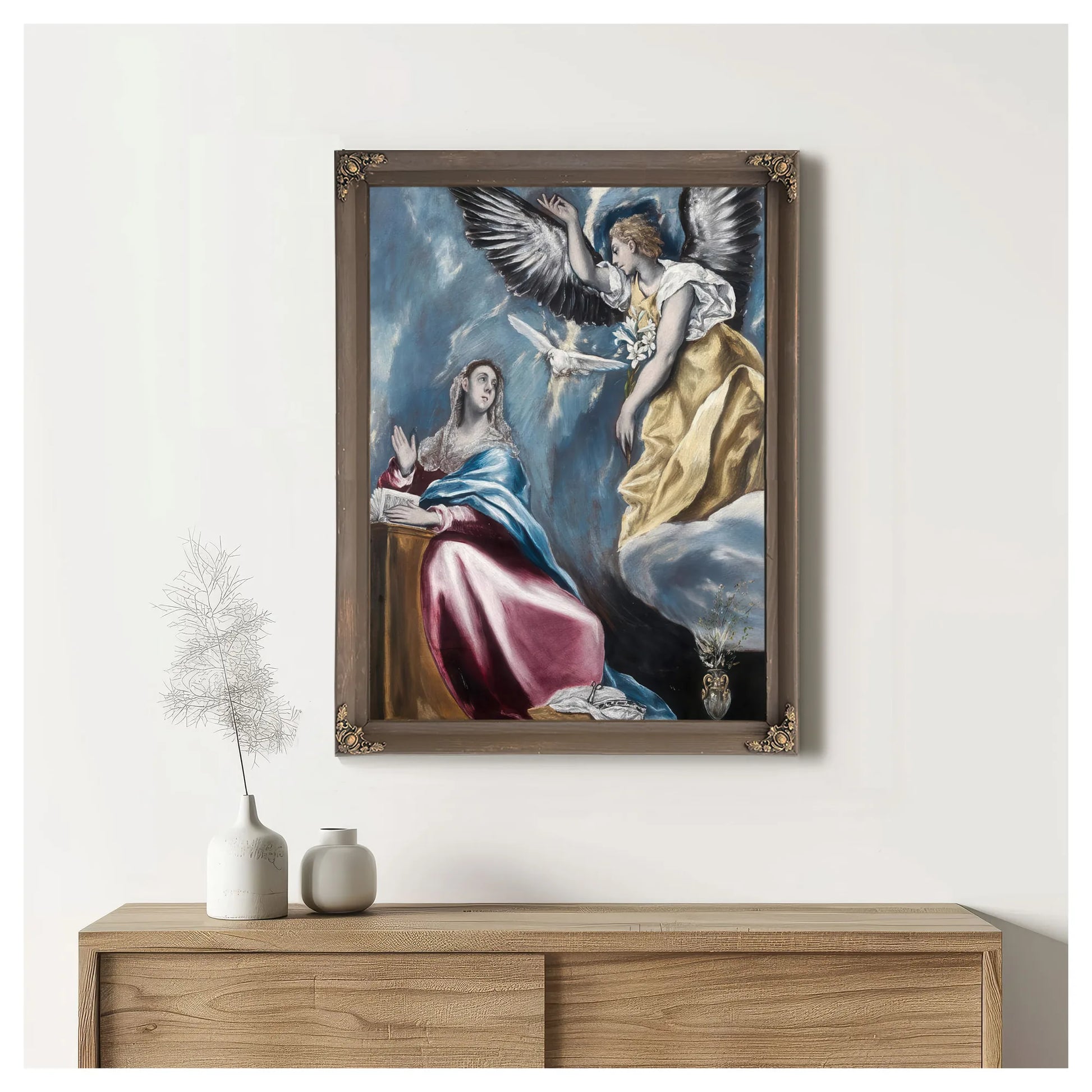 The Annunciation 5 By El Greco Fine Art Print