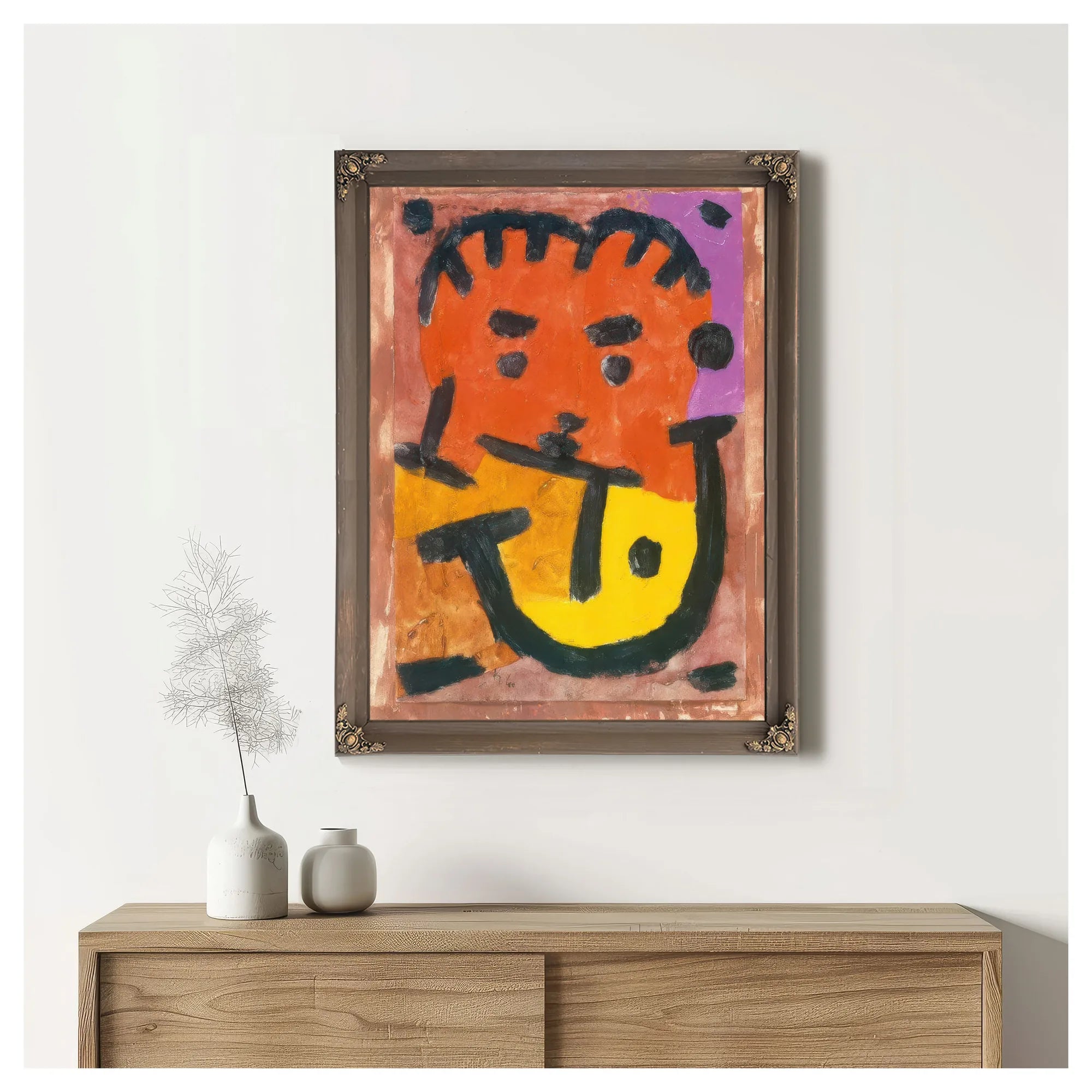 Musician 1937 T 17 (197) By Paul Klee Fine Art Print
