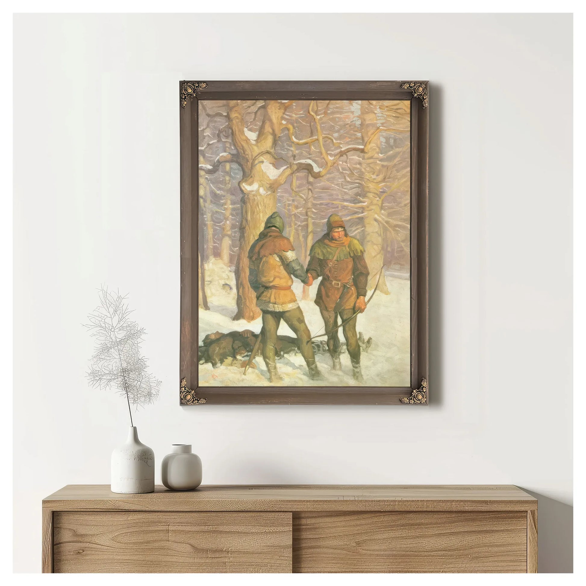 The Black Arrow Flieth Nevermore By NC Wyeth Fine Art Print