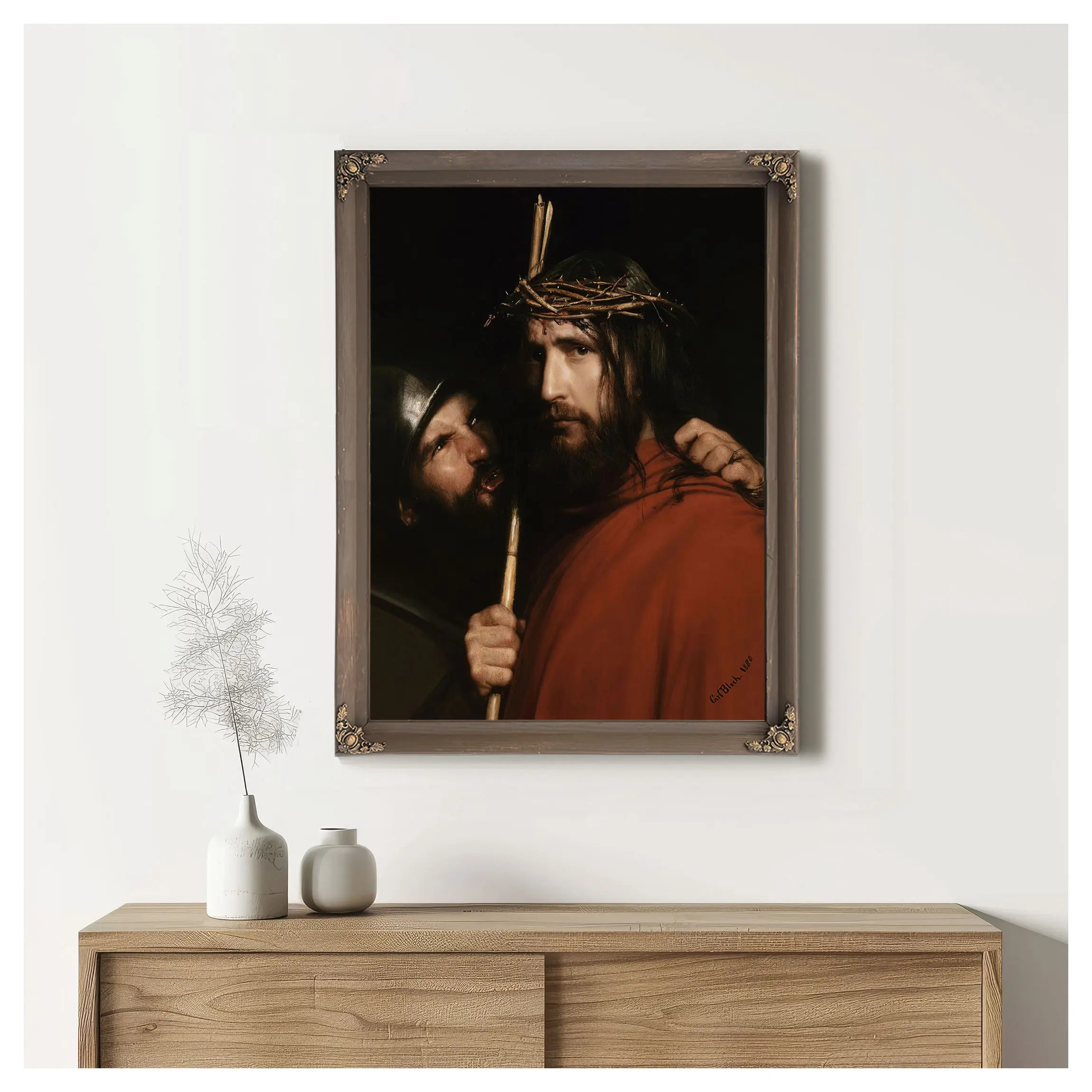 Christ With Mocking Soldier by Carl Bloch