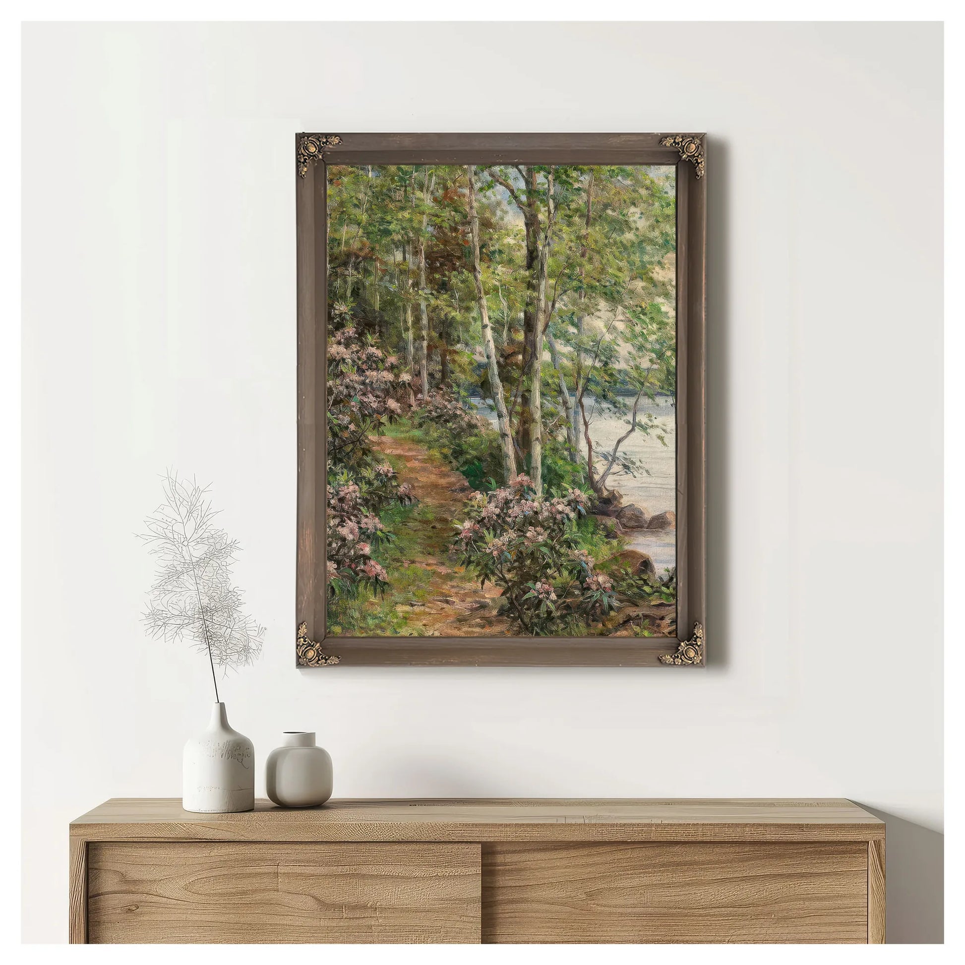 Mountain Laurel, Norfolk By Louis Aston Knight Fine Art Print
