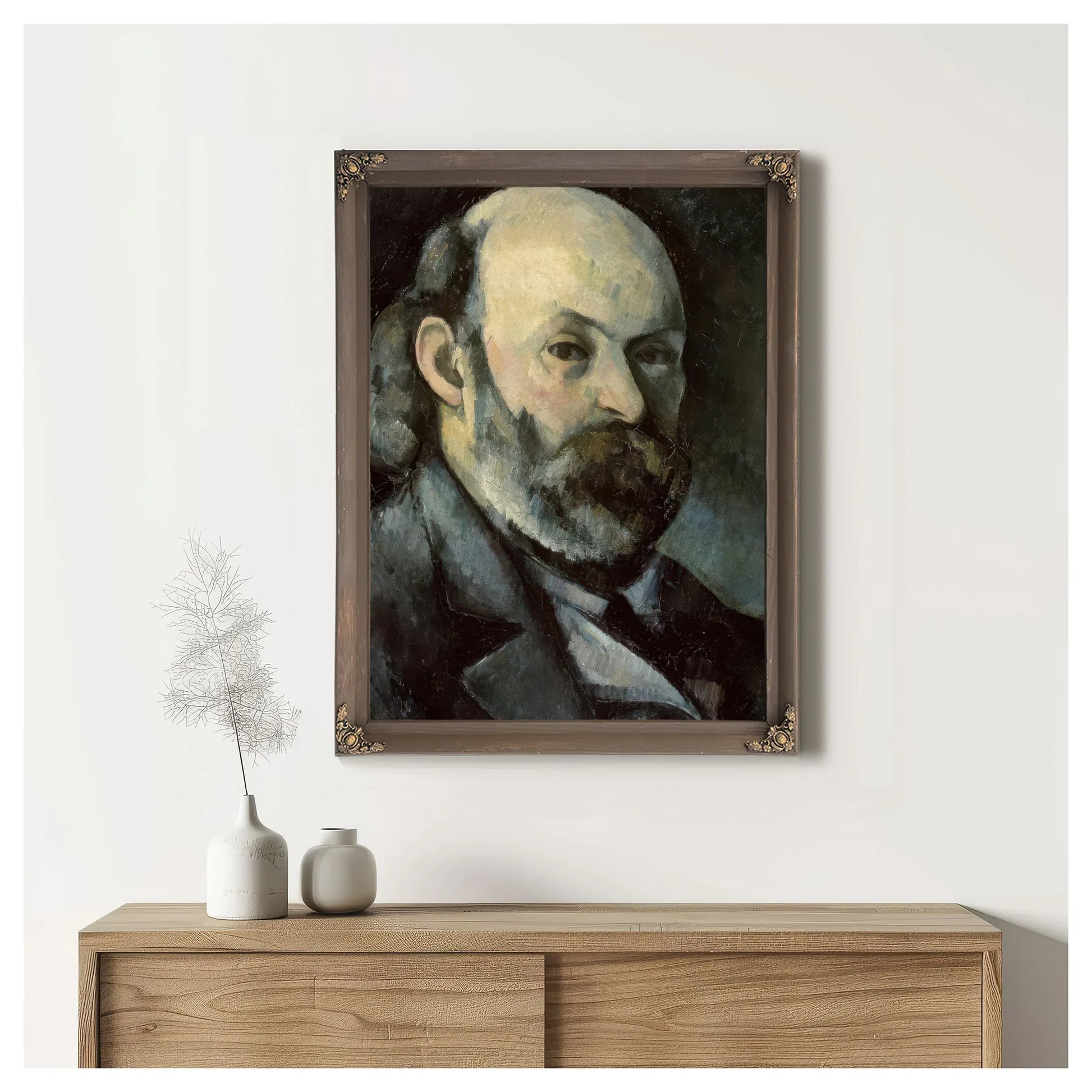 Self Portrait 1 By Paul Cezanne Fine Art Print