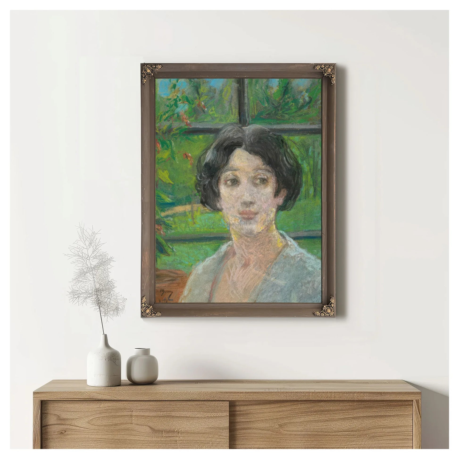 Garden Window by Alice Pike Barney Fine Art Print