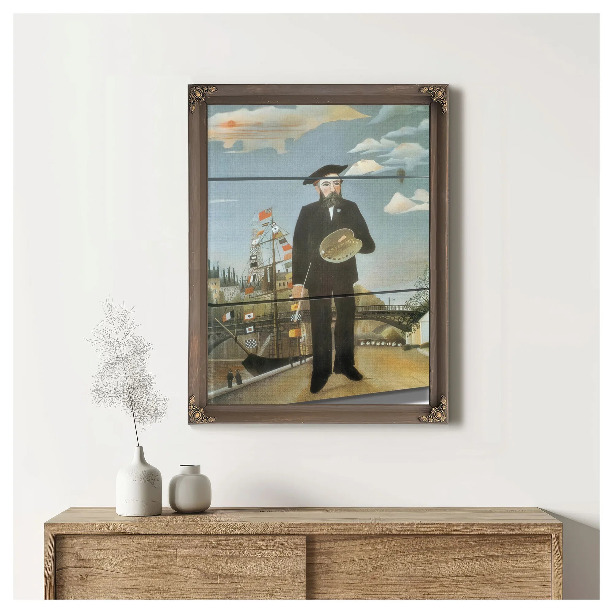 The Liberty Of Art By Henri Rousseau Fine Art Print