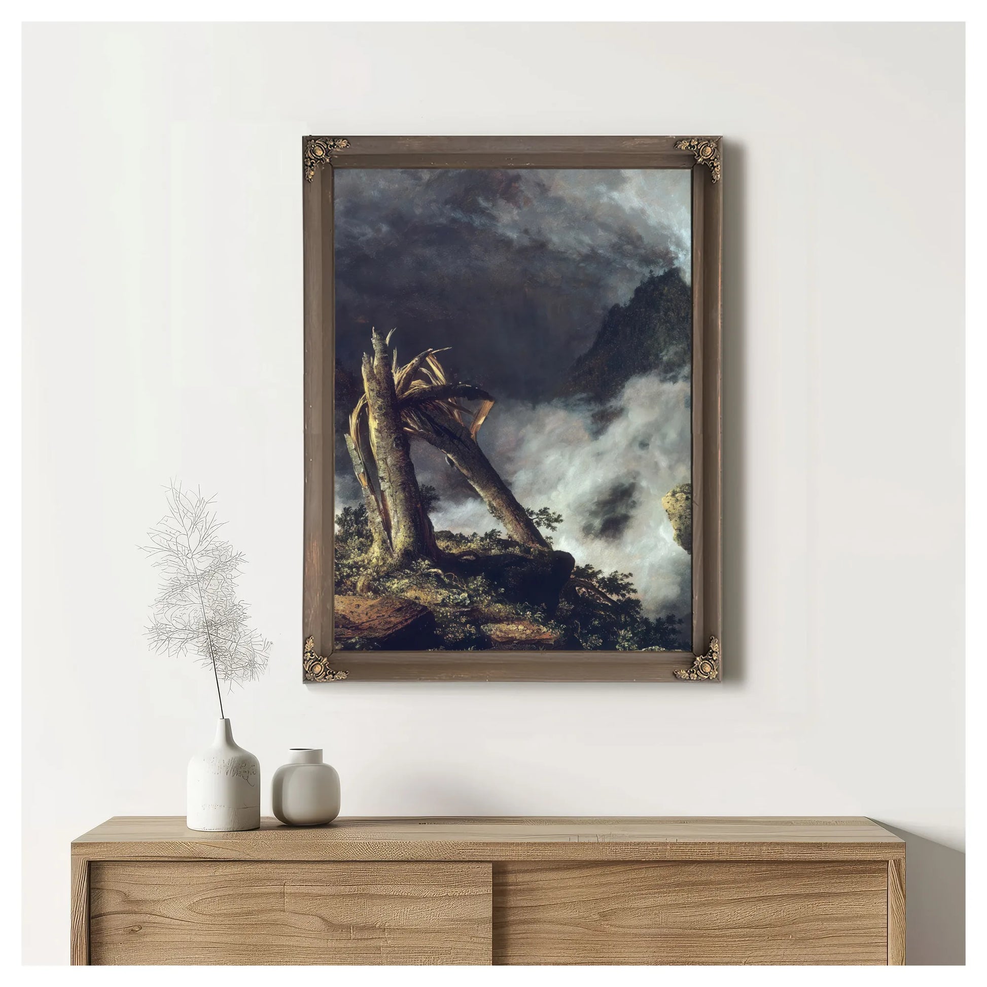 Storm In The Mountains By Frederic Edwin Church Fine Art Print