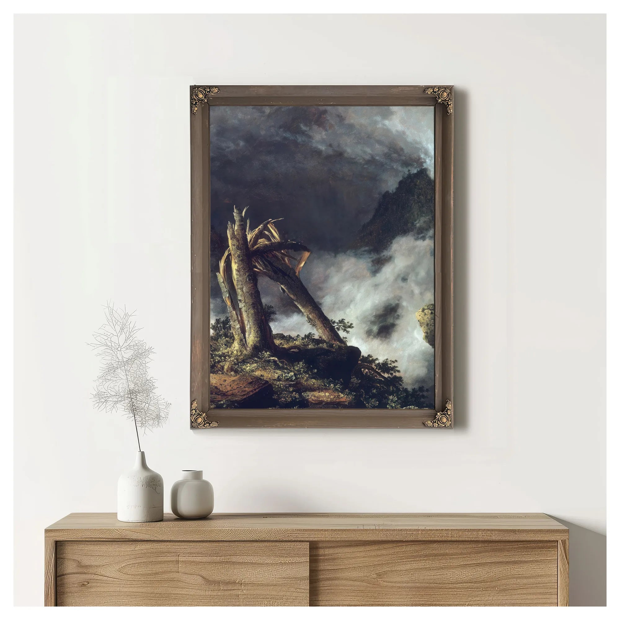 Storm In The Mountains By Frederic Edwin Church Fine Art Print