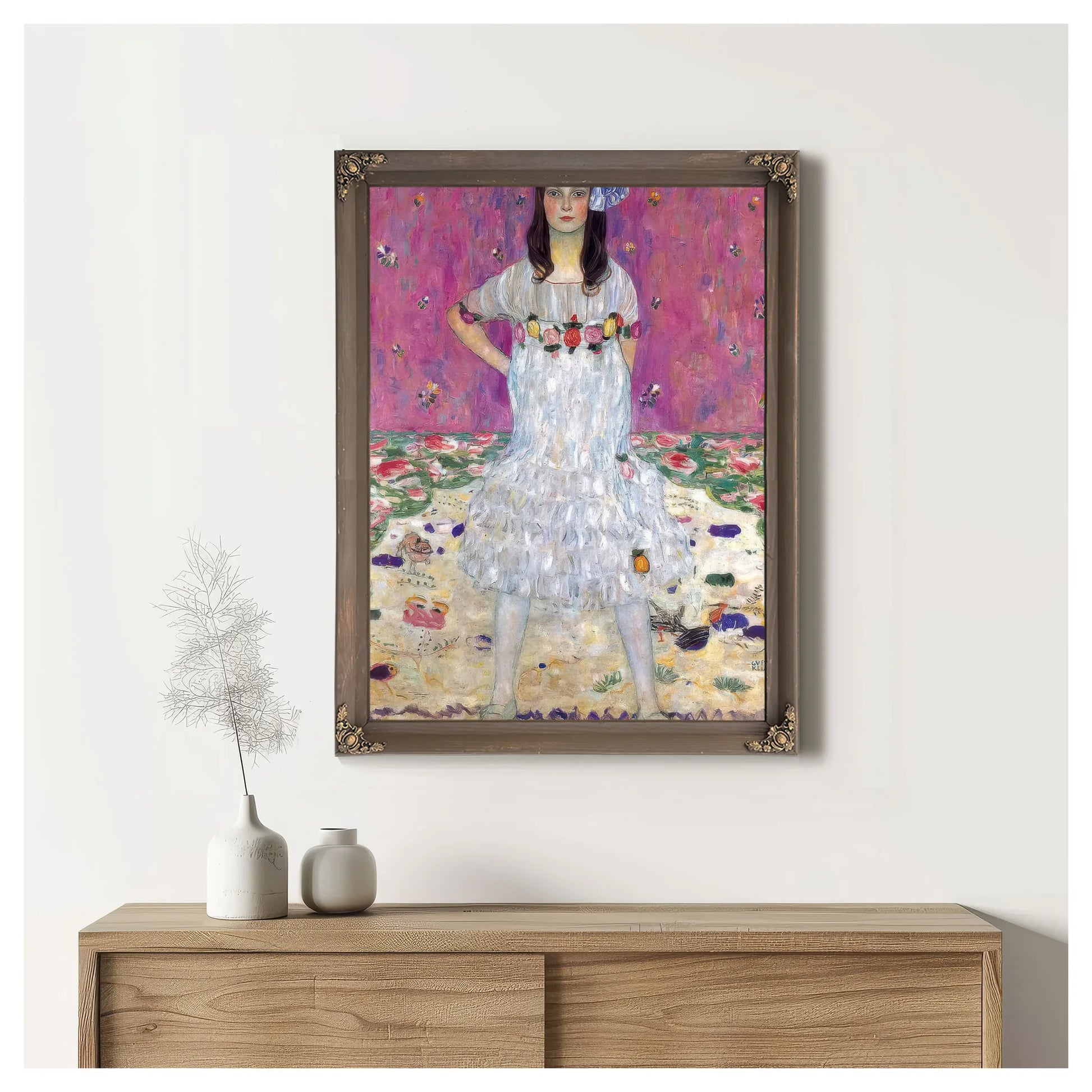 Portrait Of Mada Primavesi By Gustav Klimt Fine Art Print