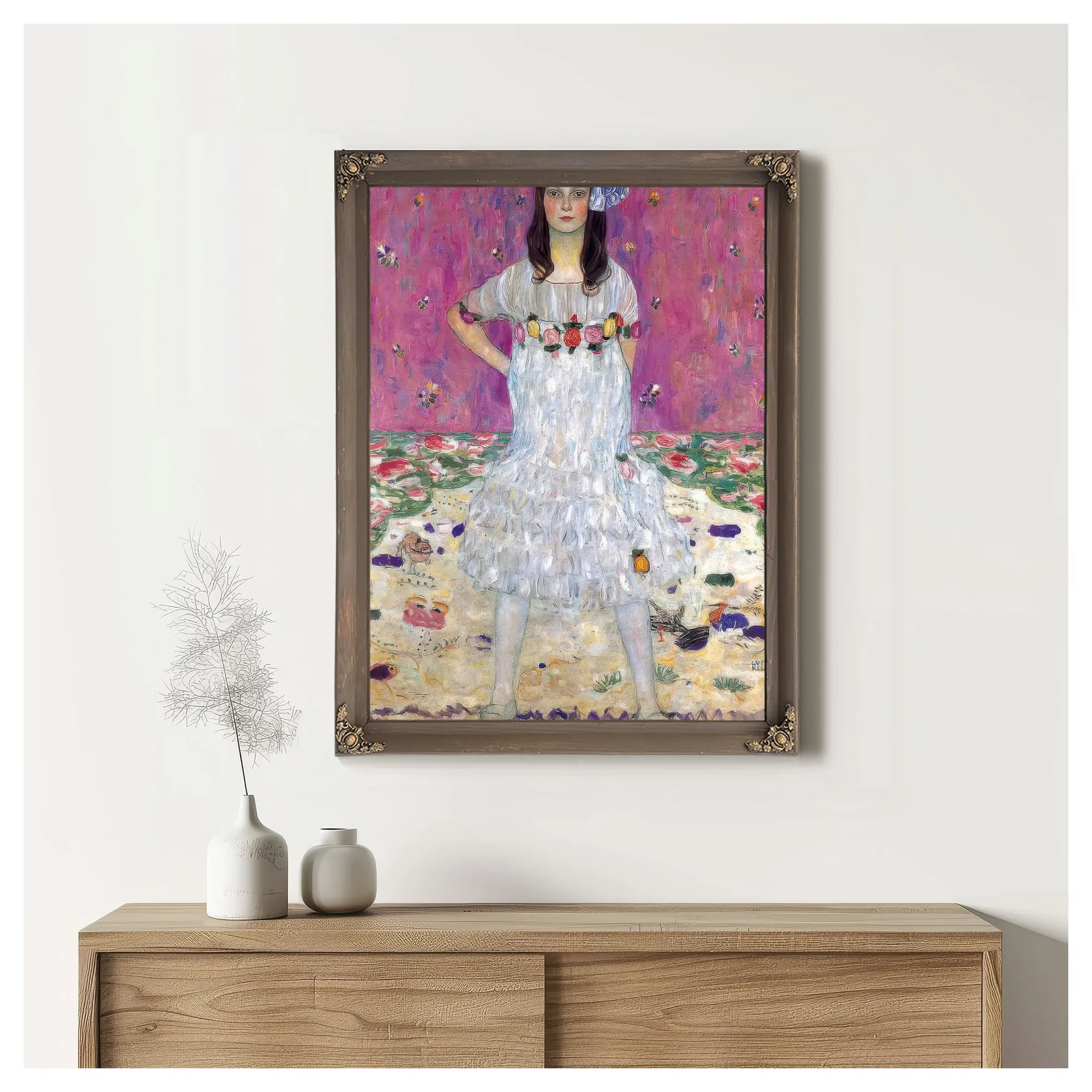 Portrait Of Mada Primavesi By Gustav Klimt Fine Art Print