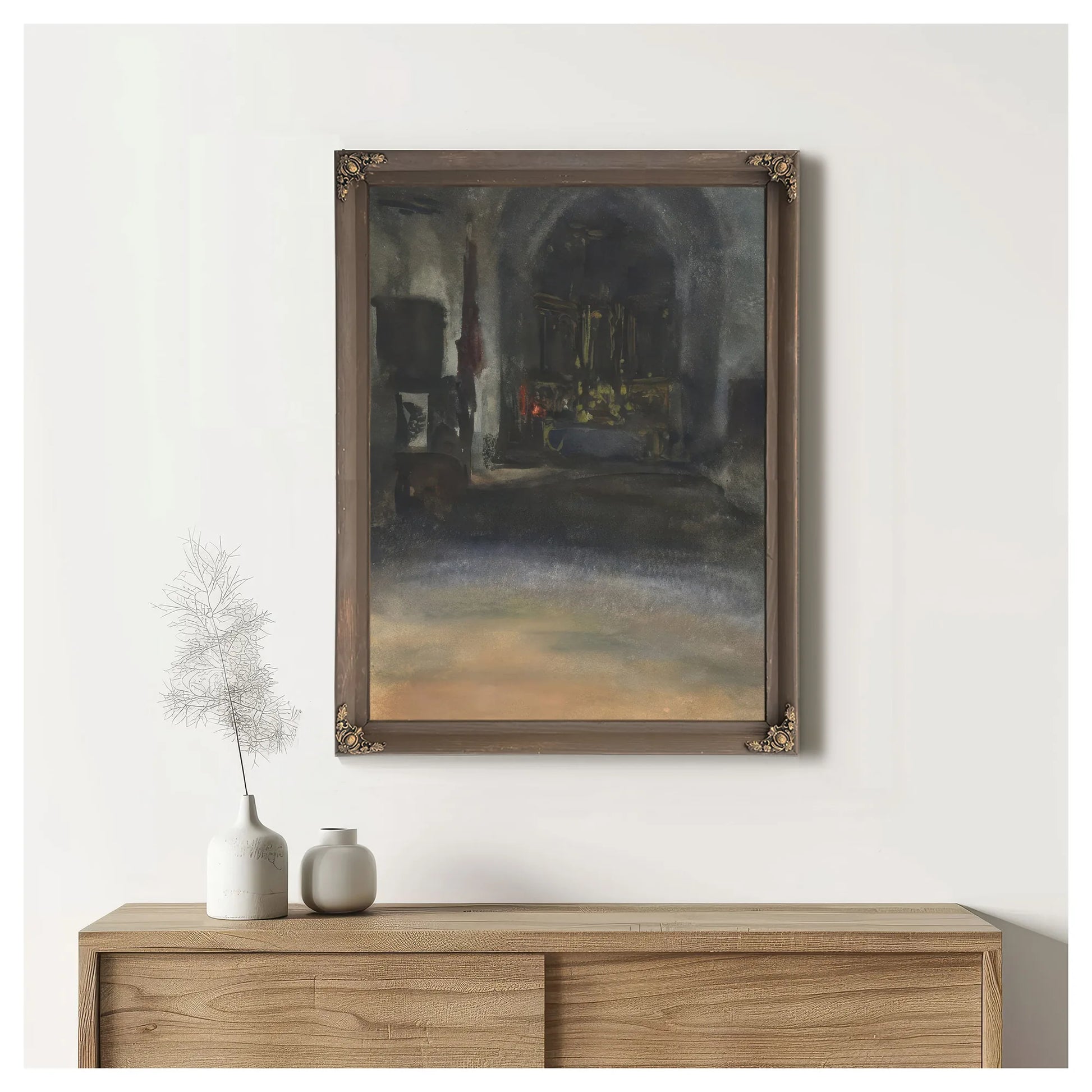 Spanish Church Interior By John Singer Sargent Fine Art Print
