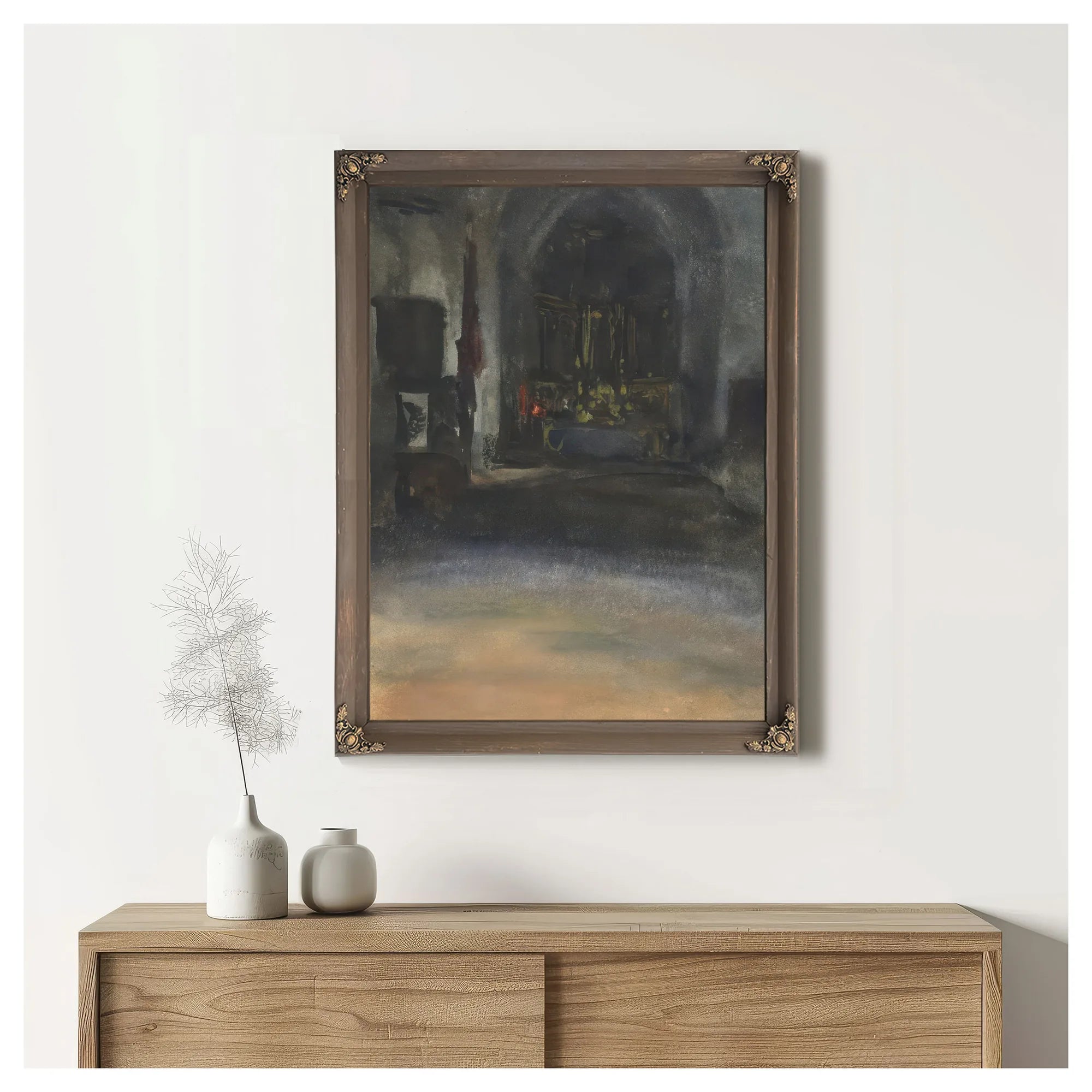 Spanish Church Interior By John Singer Sargent Fine Art Print