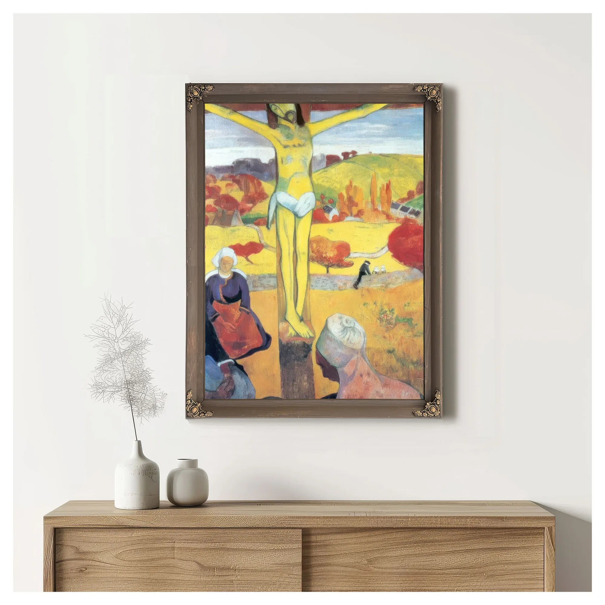 The Yellow Christ by Paul Gauguin Fine Art Print